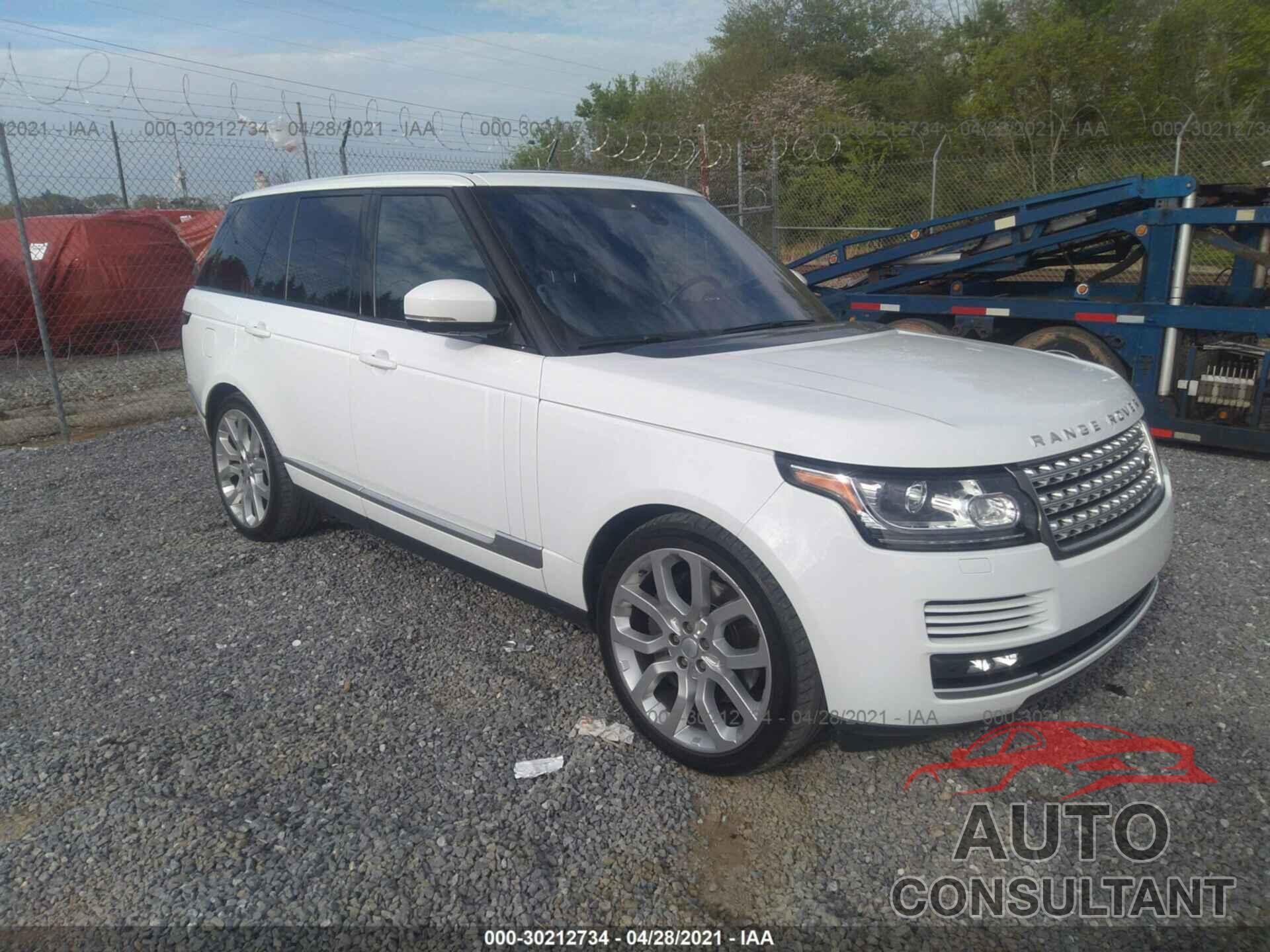 LAND ROVER RANGE ROVER 2017 - SALGS2FE9HA326269