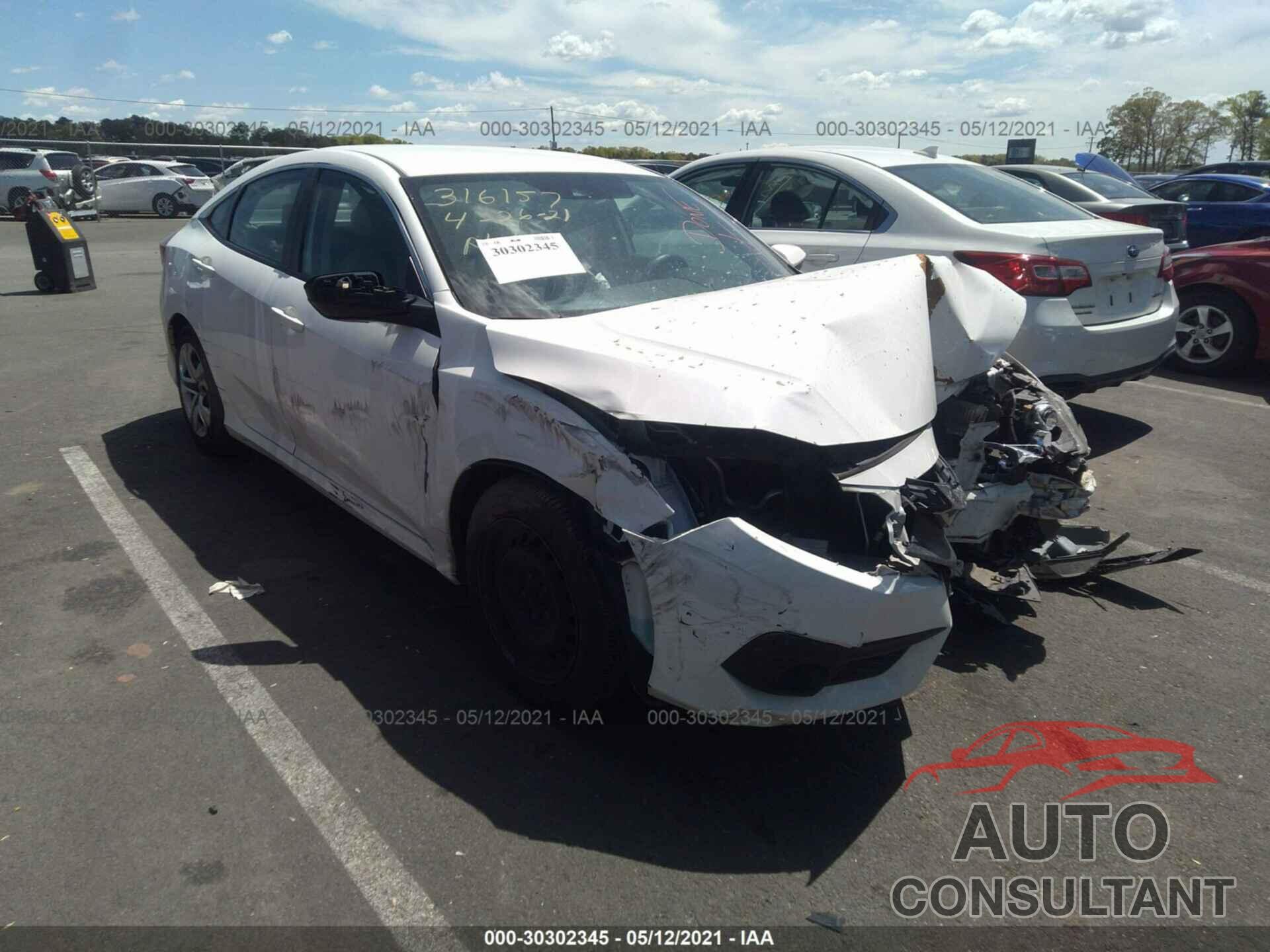 HONDA CIVIC SEDAN 2016 - 19XFC2F61GE221634