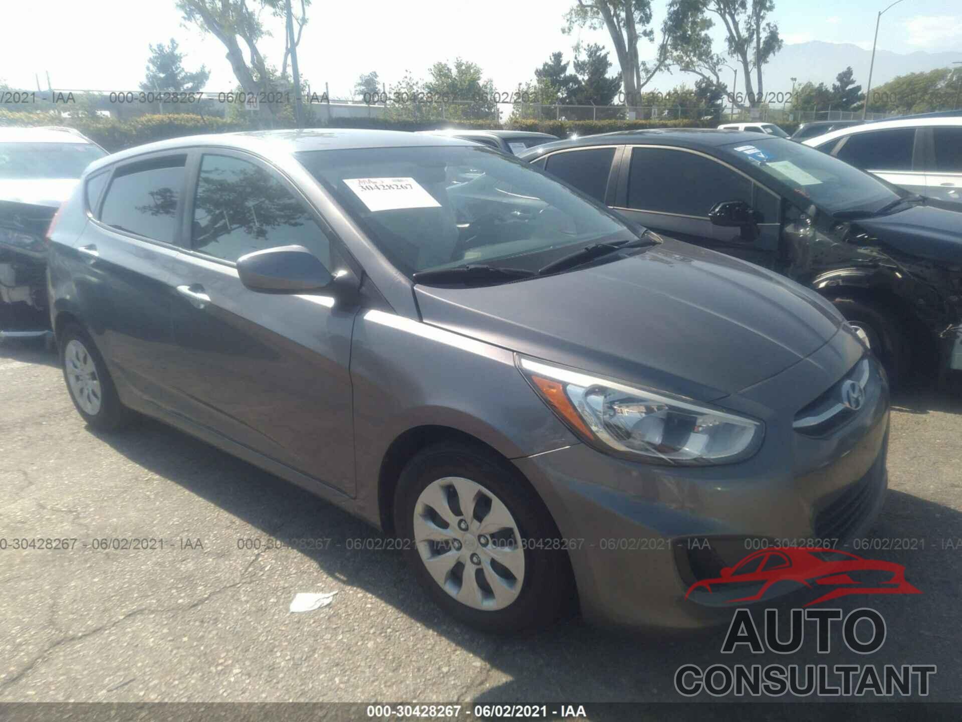 HYUNDAI ACCENT 2017 - KMHCT5AE0HU346741