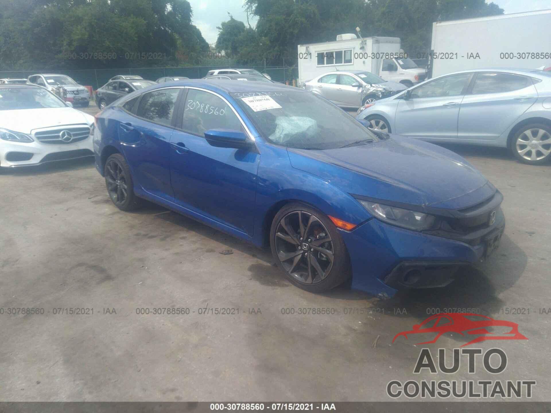 HONDA CIVIC SEDAN 2021 - 2HGFC2F87MH500718