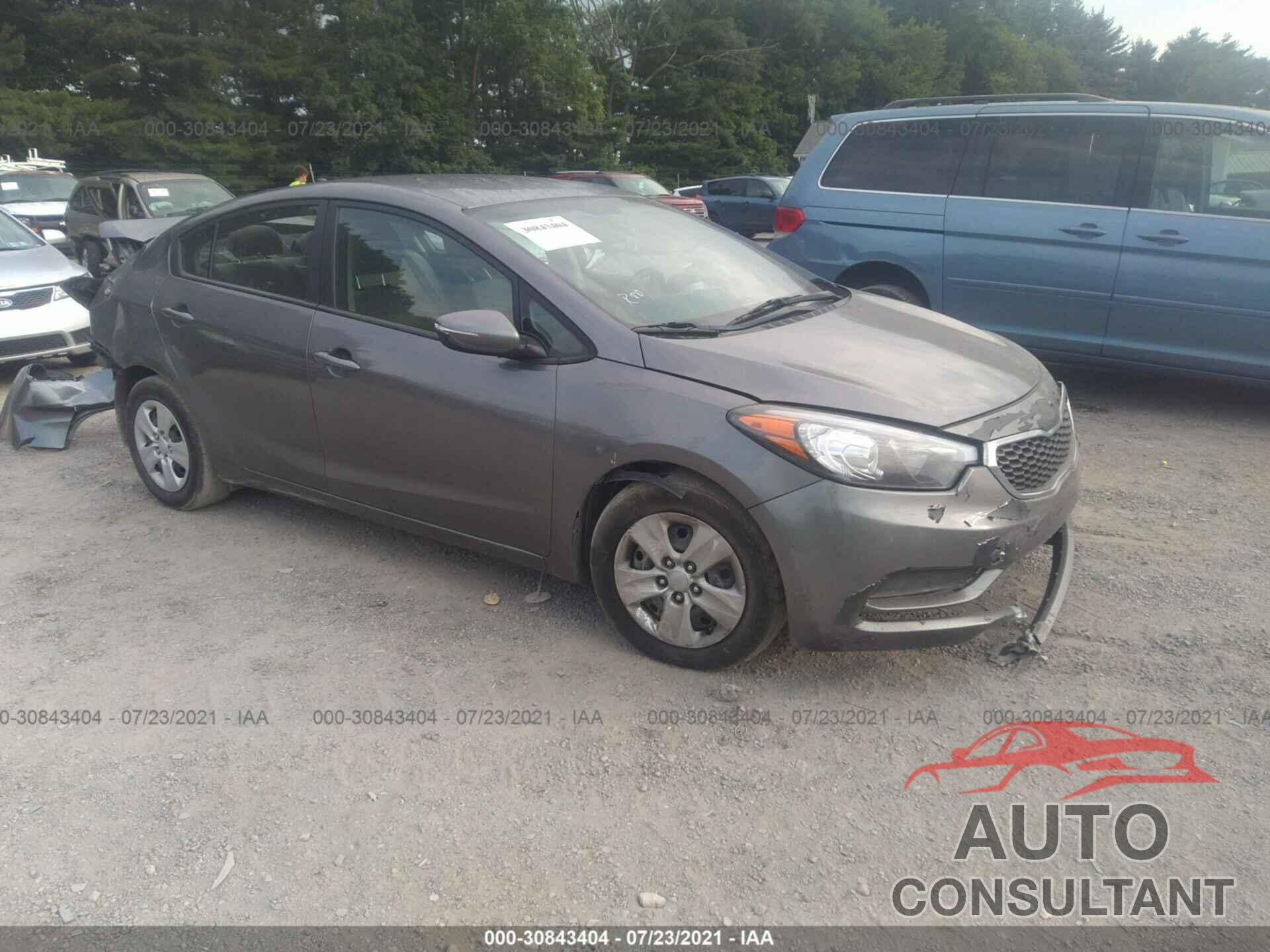 KIA FORTE 2016 - KNAFX4A6XG5523780