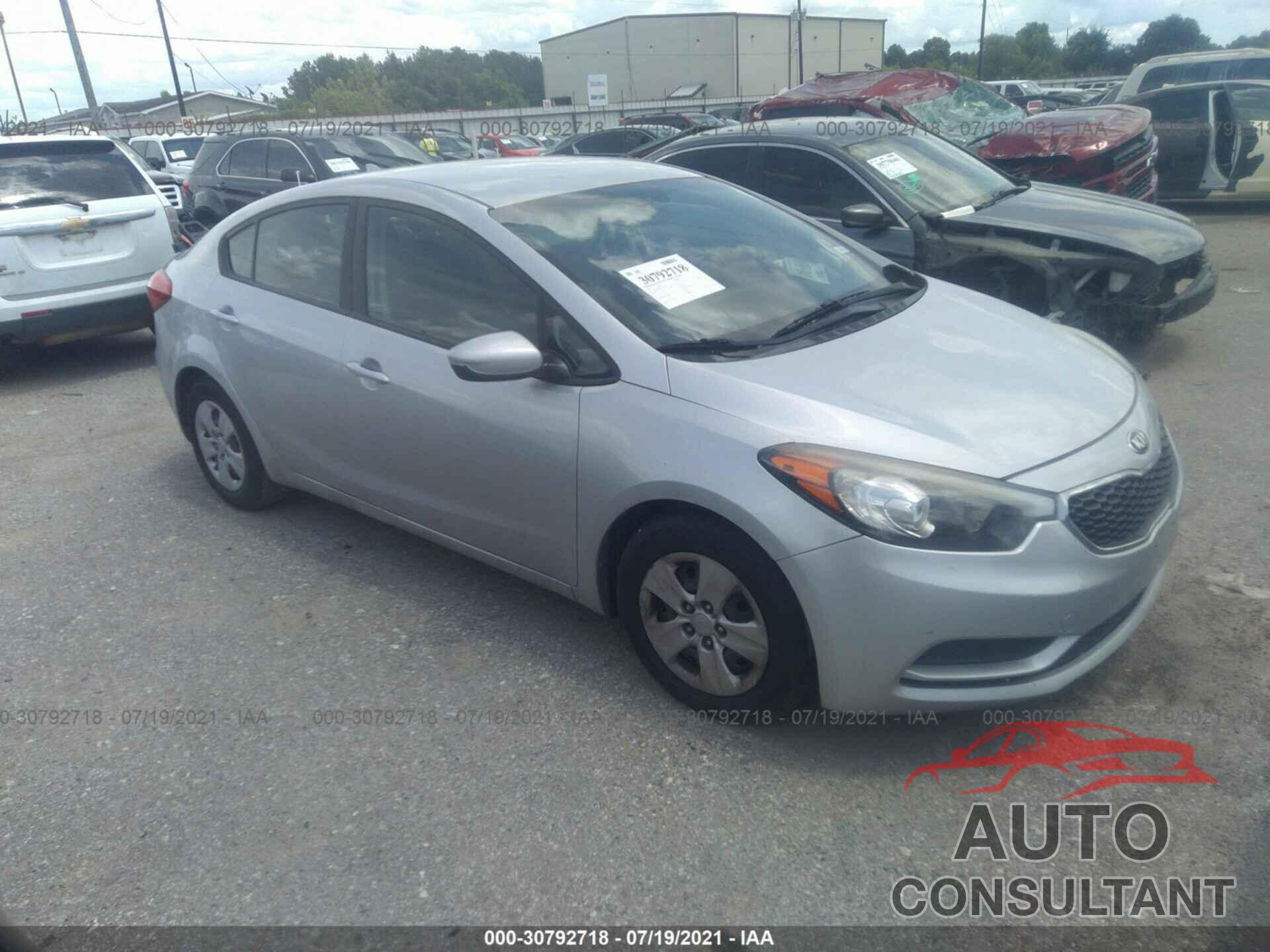 KIA FORTE 2016 - KNAFK4A61G5585762