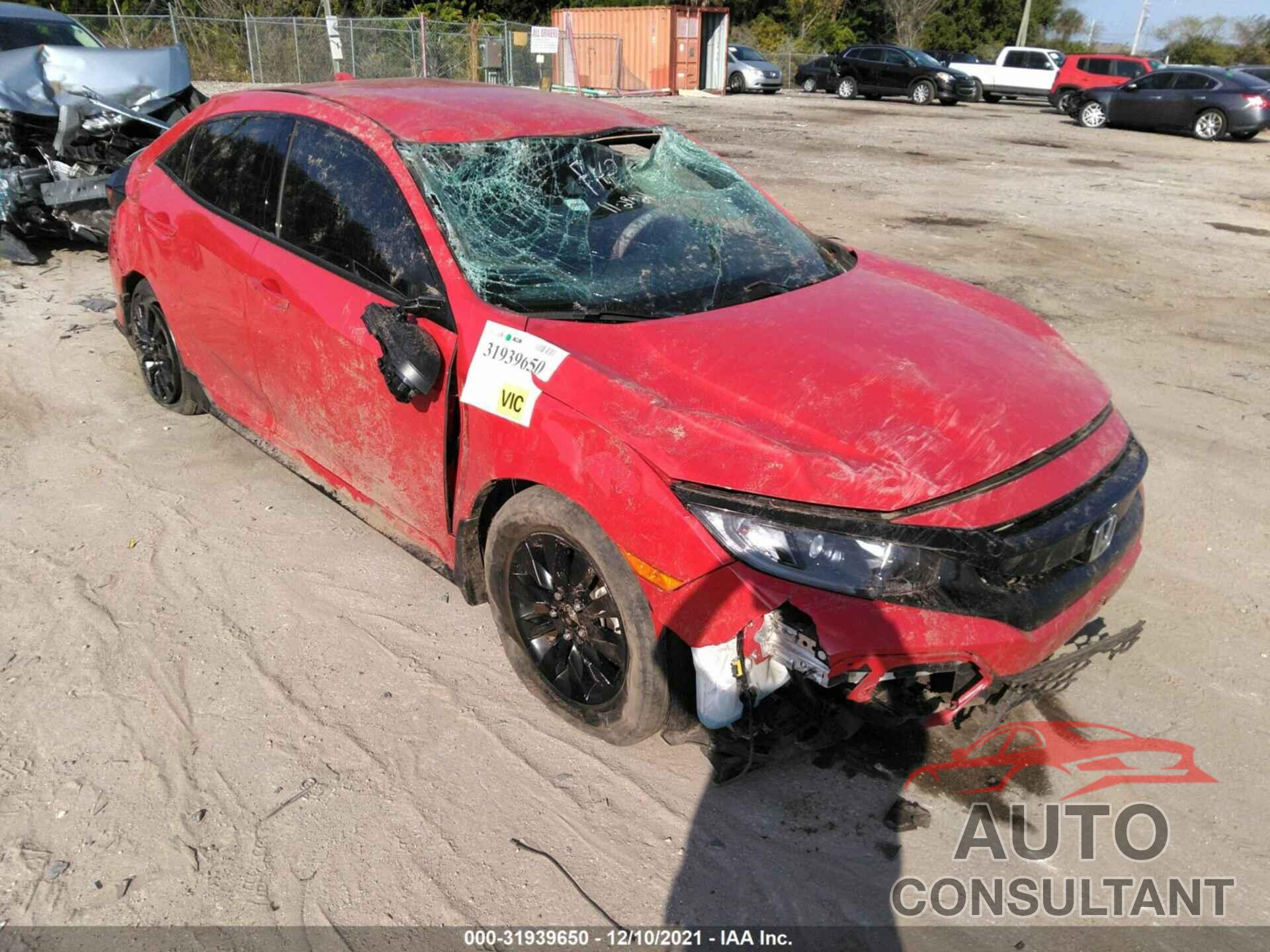 HONDA CIVIC HATCHBACK 2020 - SHHFK7H48LU203159