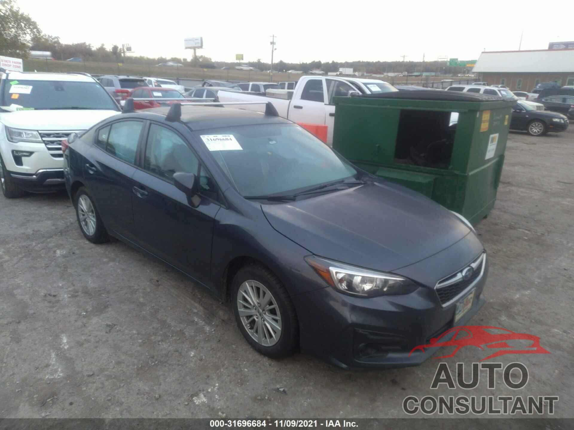 SUBARU IMPREZA 2017 - 4S3GKAB64H3617444