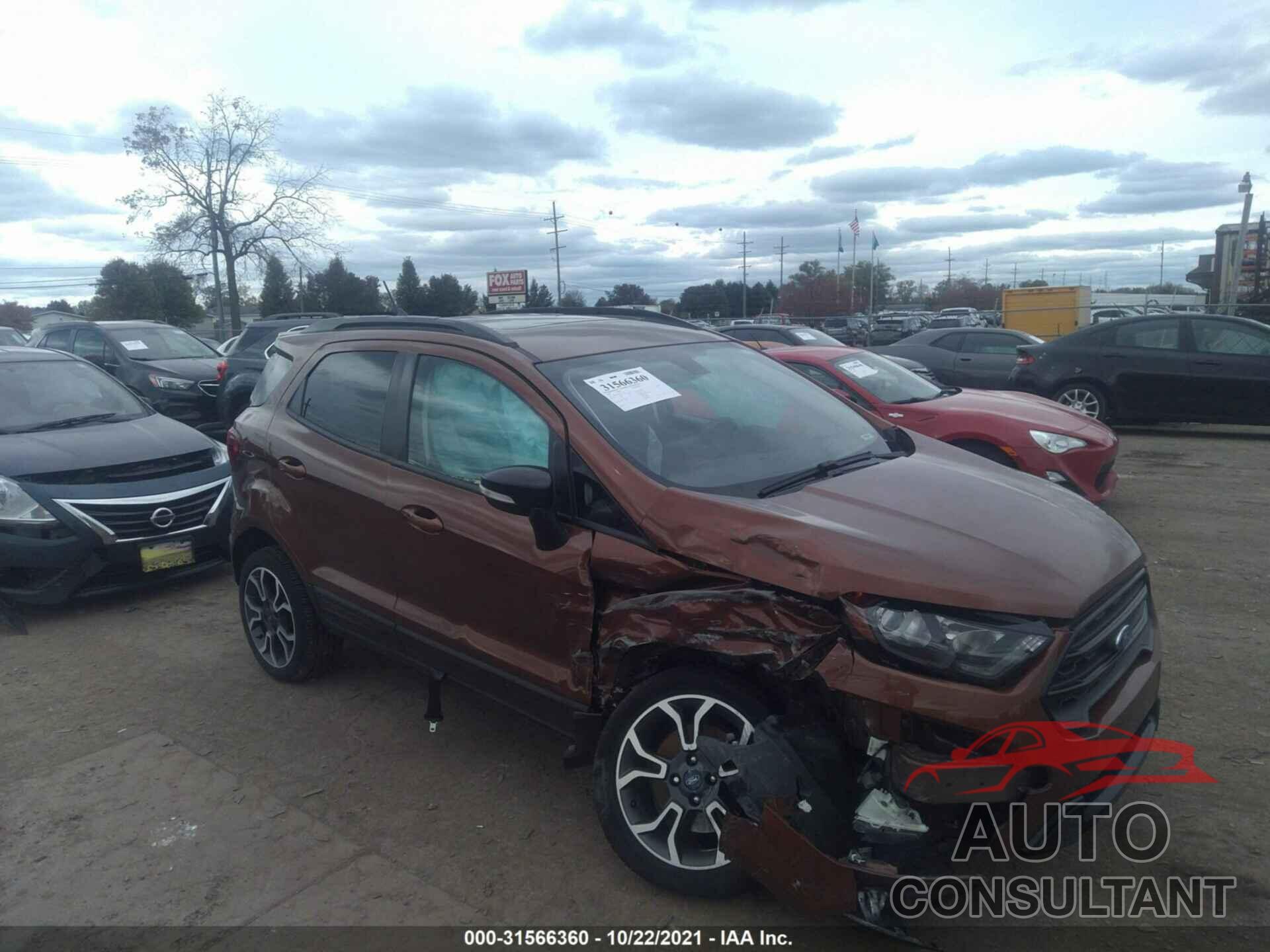 FORD ECOSPORT 2020 - MAJ6S3JL2LC318757