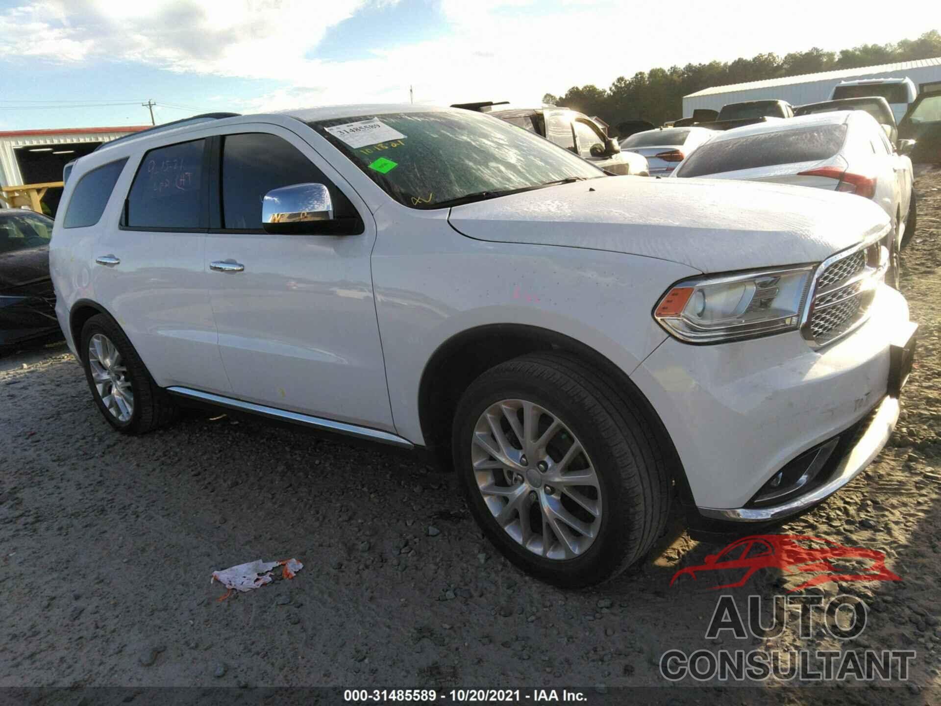 DODGE DURANGO 2017 - 1C4RDHAG2HC660430