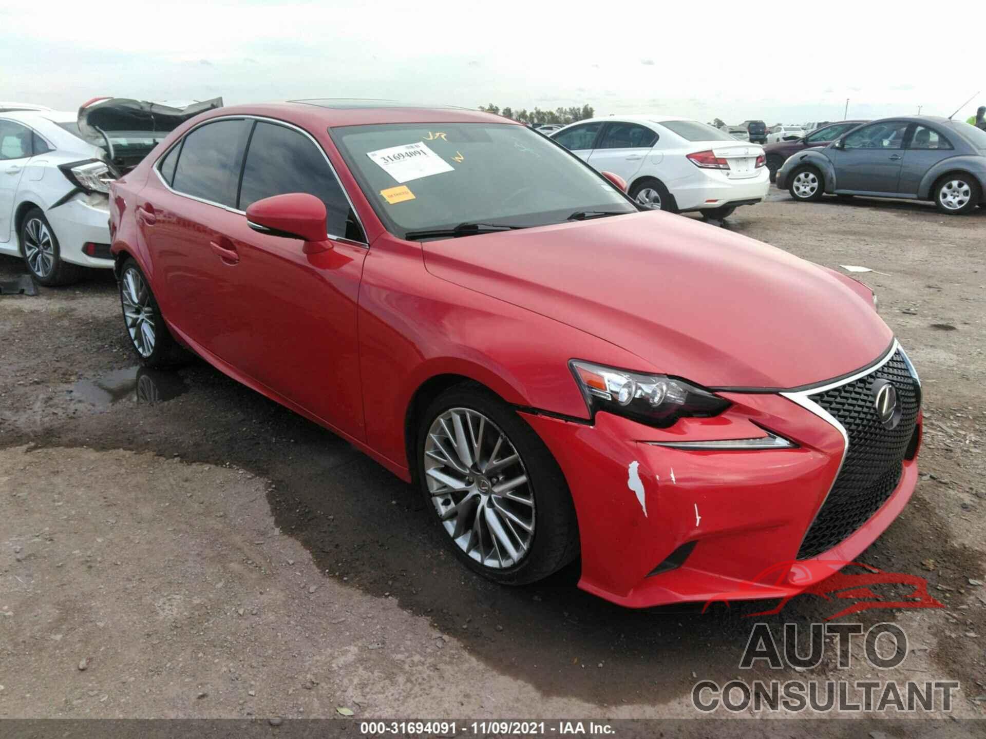 LEXUS IS 200T 2016 - JTHBA1D21G5002889