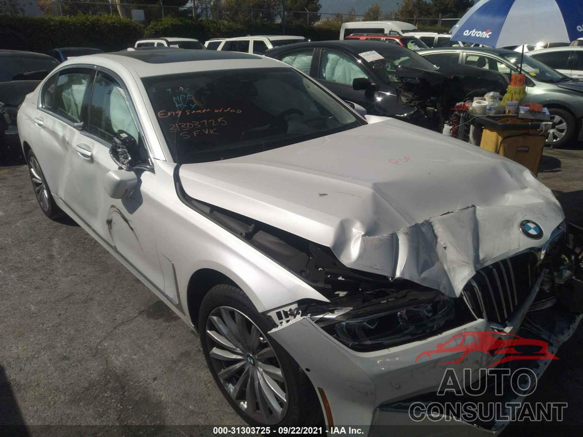 BMW 7 SERIES 2021 - WBA7T4C06MCF63647