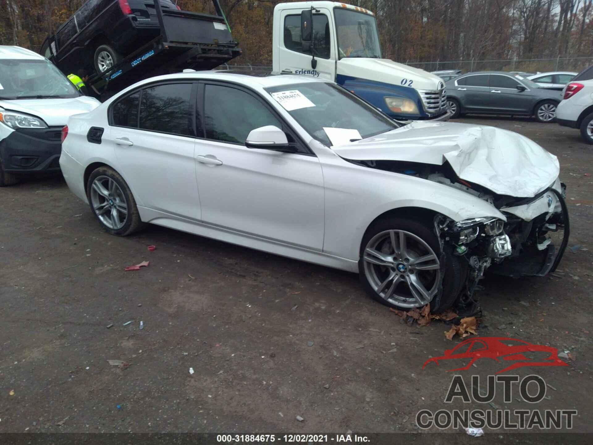BMW 3 SERIES 2017 - WBA8B7G54HNU37311