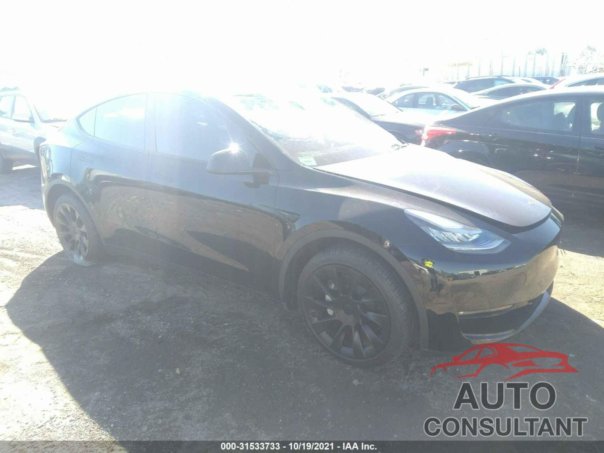 TESLA MODEL Y 2021 - 5YJYGDEE1MF141483
