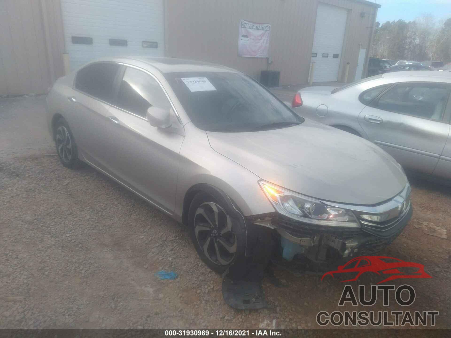 HONDA ACCORD SEDAN 2017 - 1HGCR2F8XHA016984