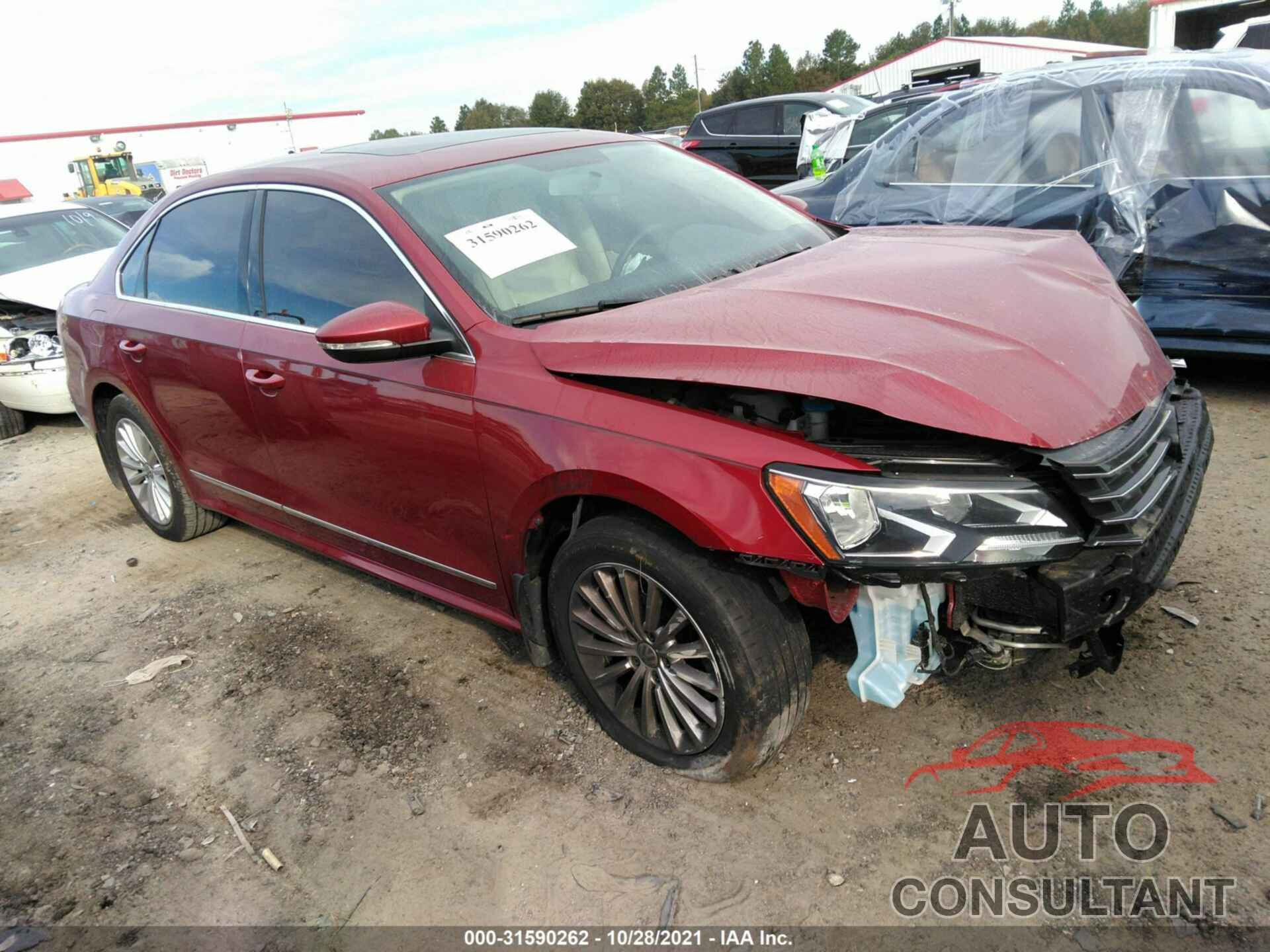 VOLKSWAGEN PASSAT 2016 - 1VWBT7A34GC052397