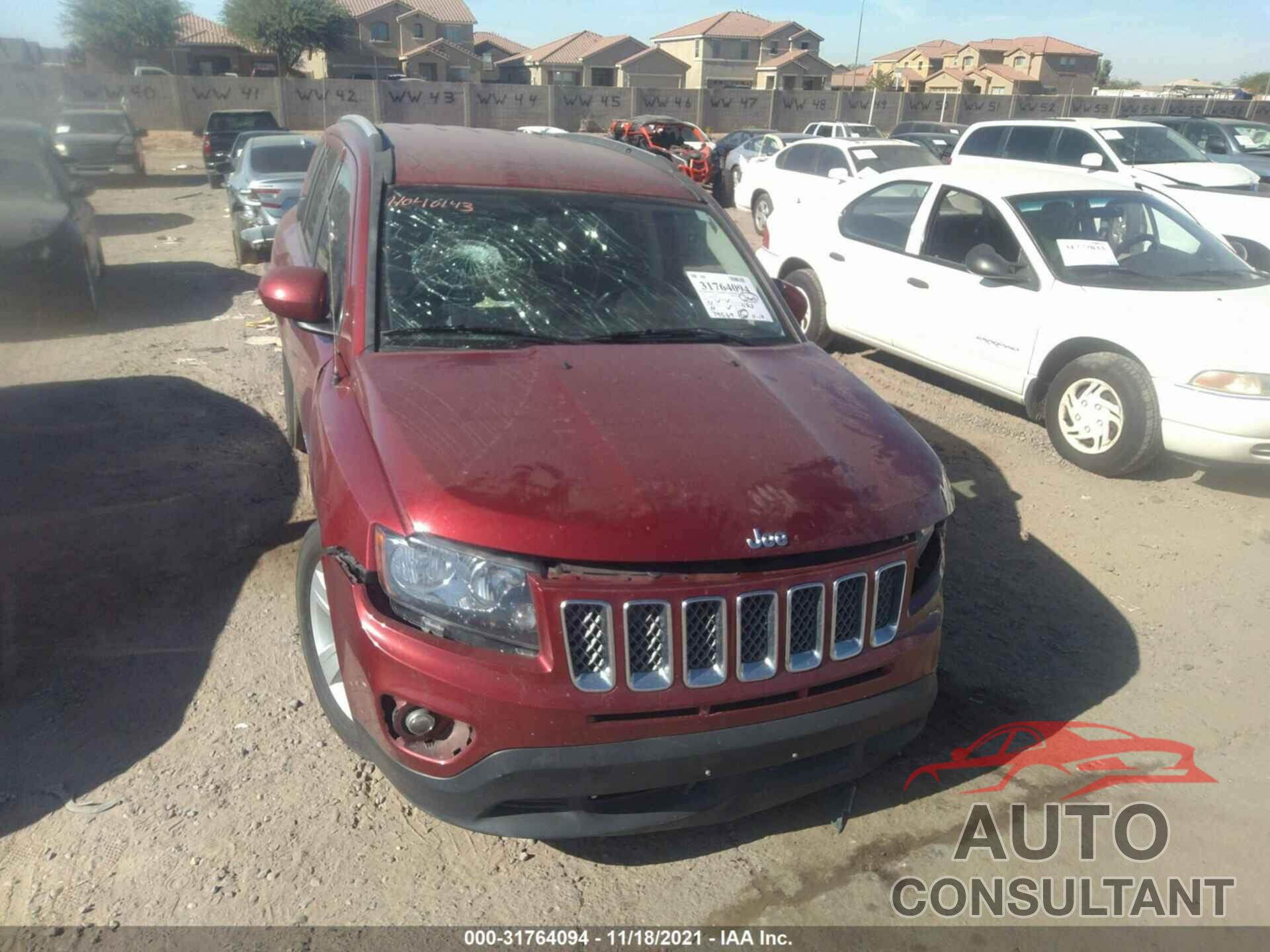 JEEP COMPASS 2017 - 1C4NJDEB1HD125193