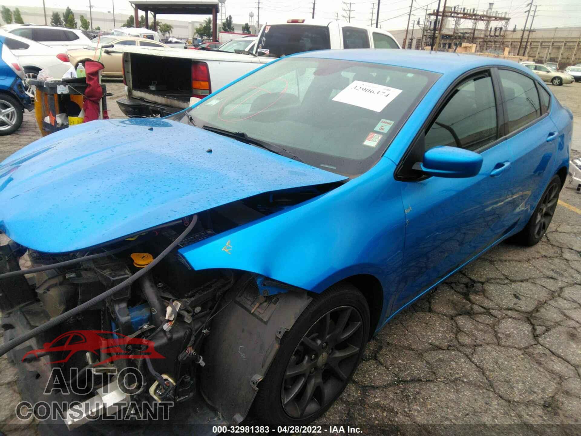 DODGE DART 2016 - 1C3CDFAA6GD750490