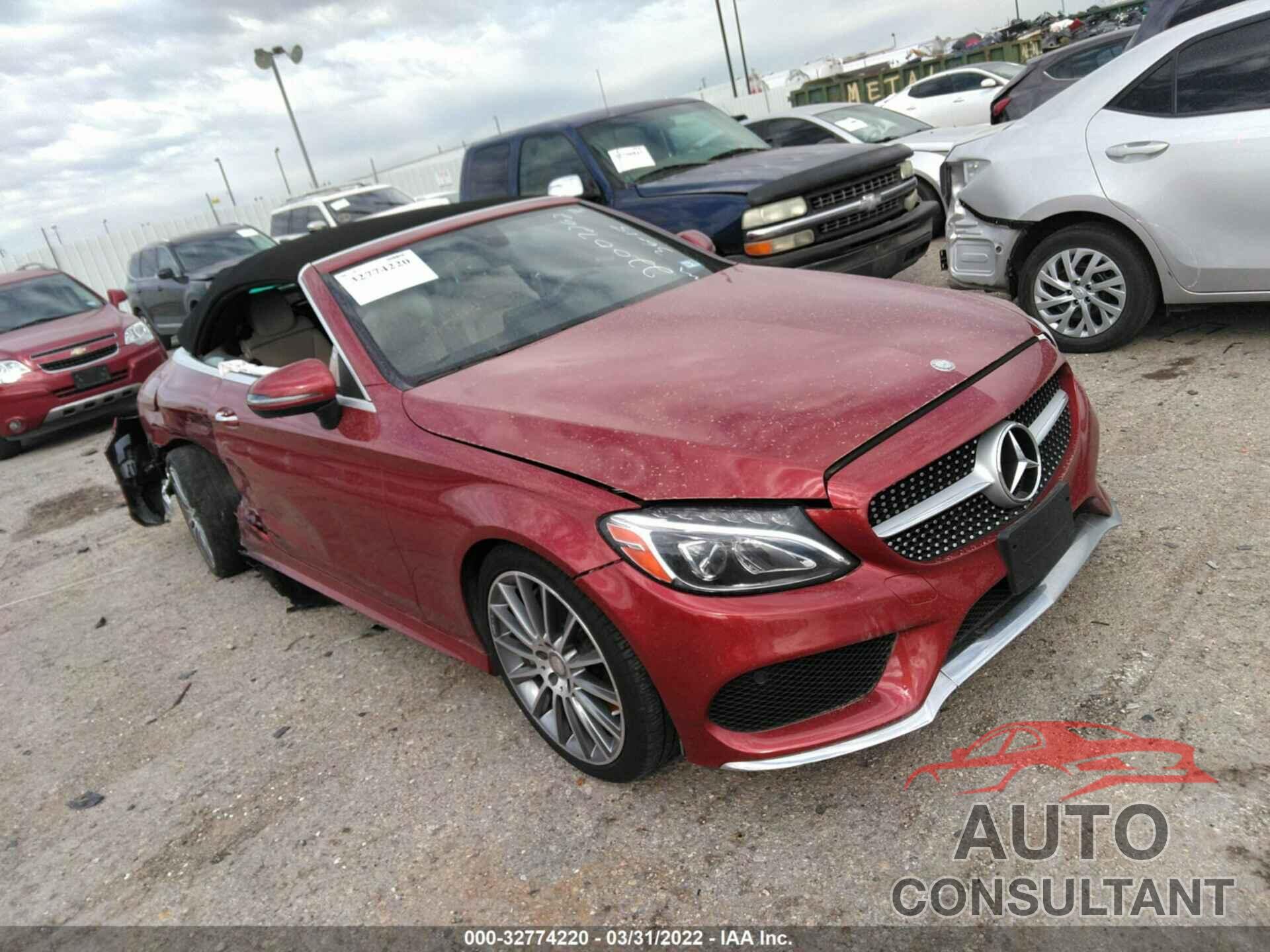 MERCEDES-BENZ C-CLASS 2017 - WDDWK4JB8HF423614