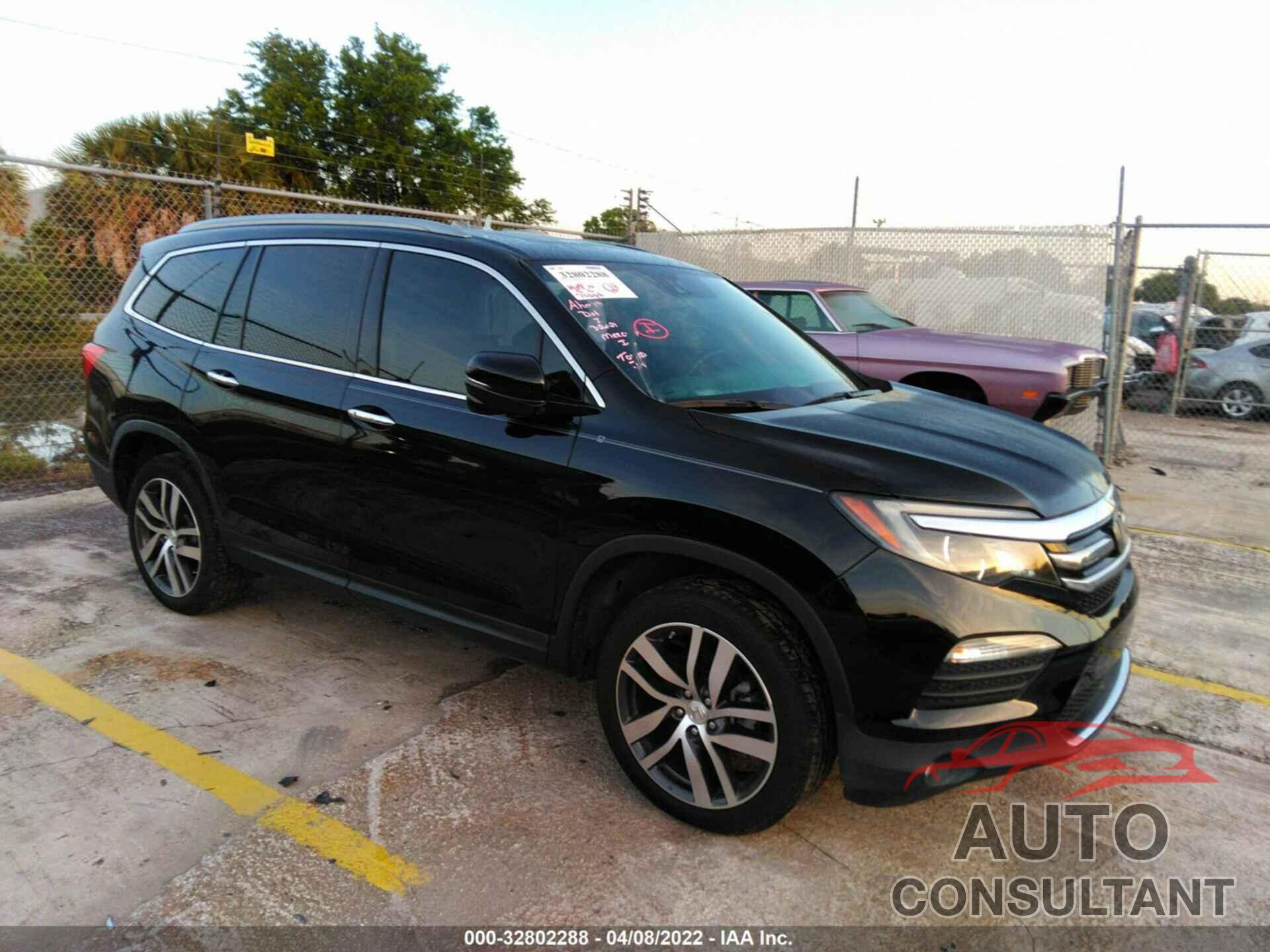 HONDA PILOT 2016 - 5FNYF6H9XGB115143