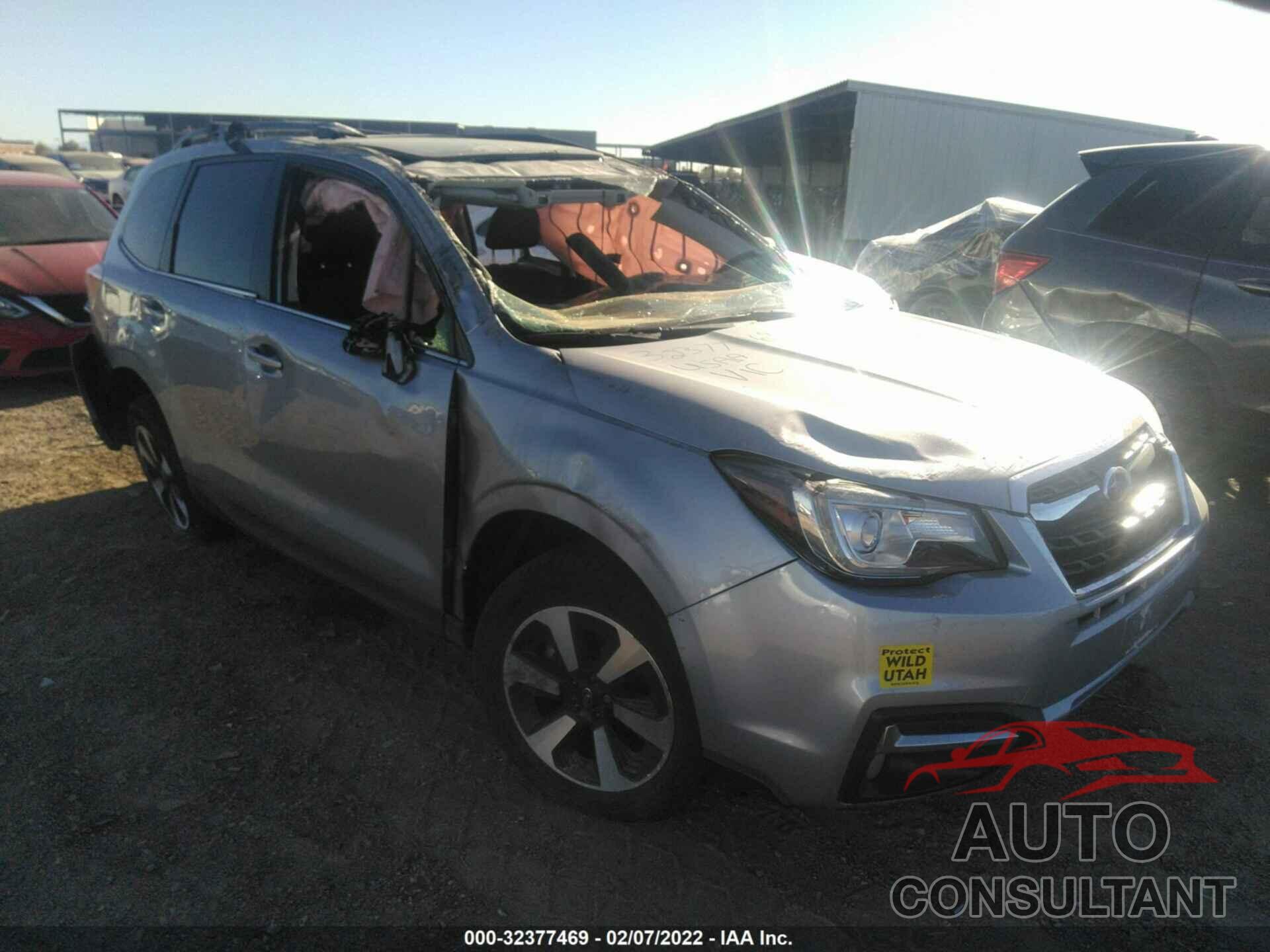 SUBARU FORESTER 2018 - JF2SJARC3JH470343