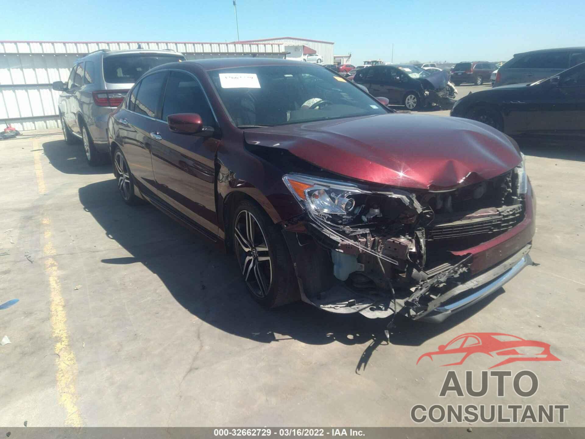 HONDA ACCORD SEDAN 2017 - 1HGCR2F12HA003441