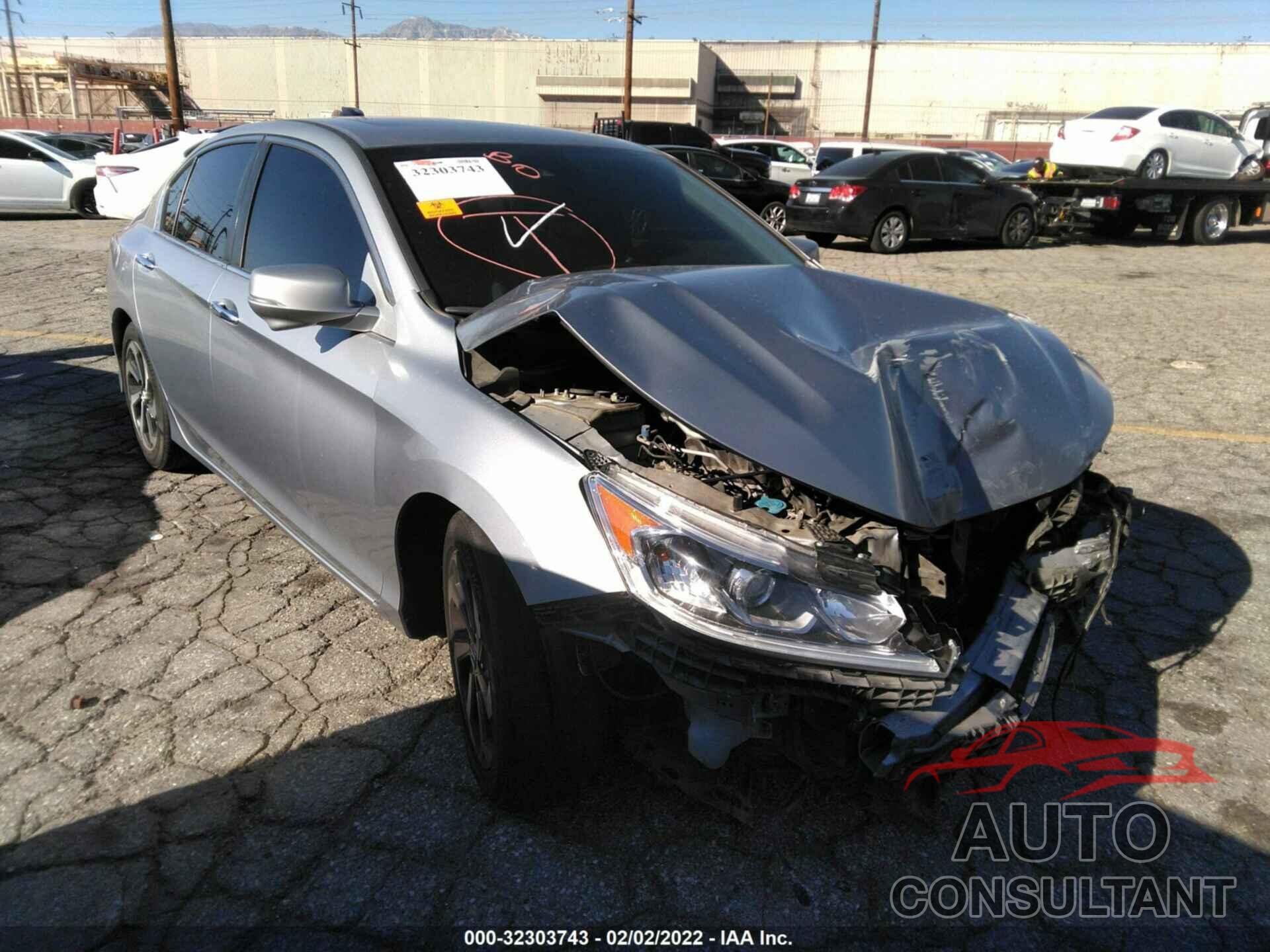 HONDA ACCORD SEDAN 2016 - 1HGCR2F07GA180377