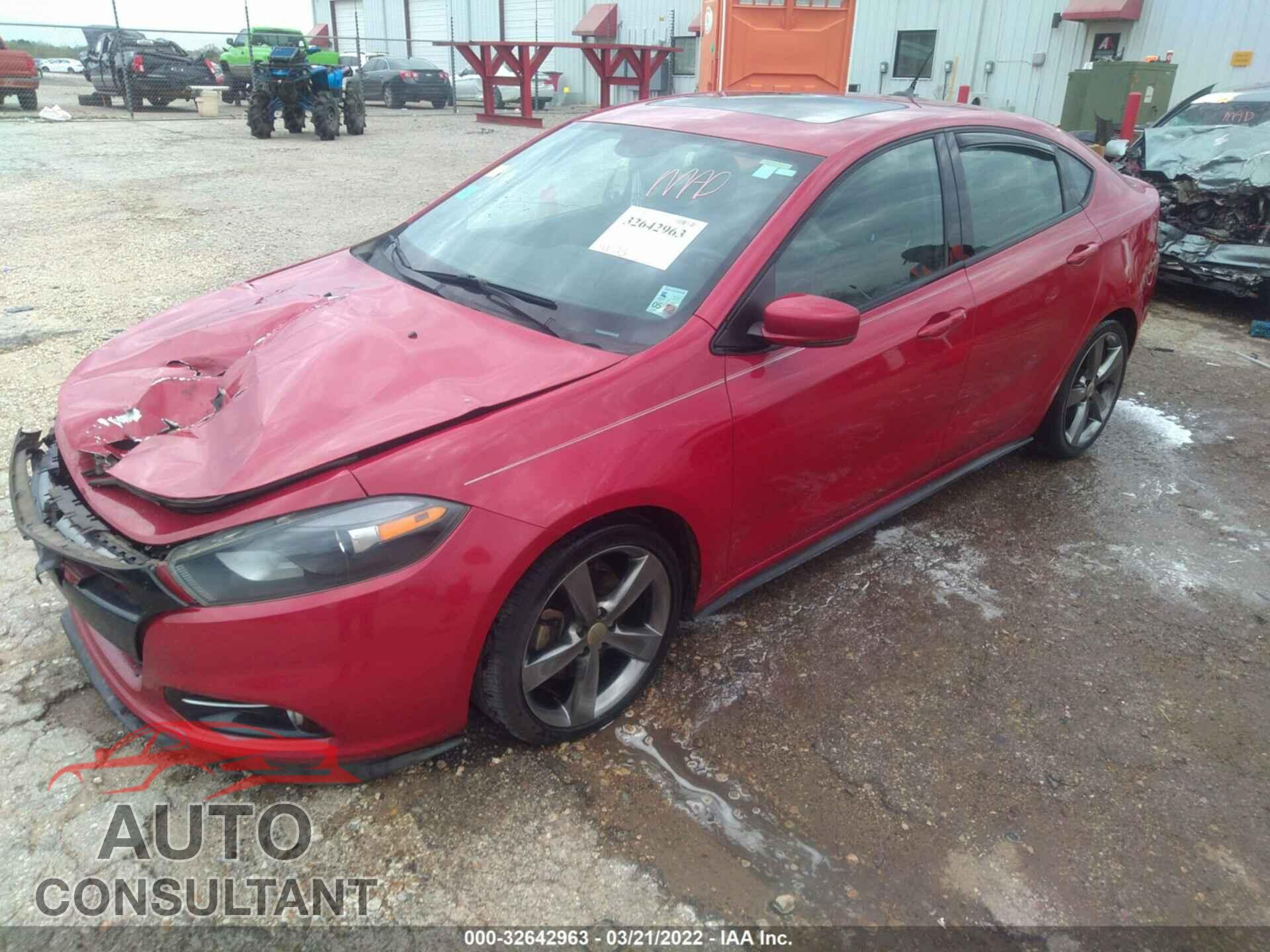 DODGE DART 2016 - 1C3CDFEB5GD539283