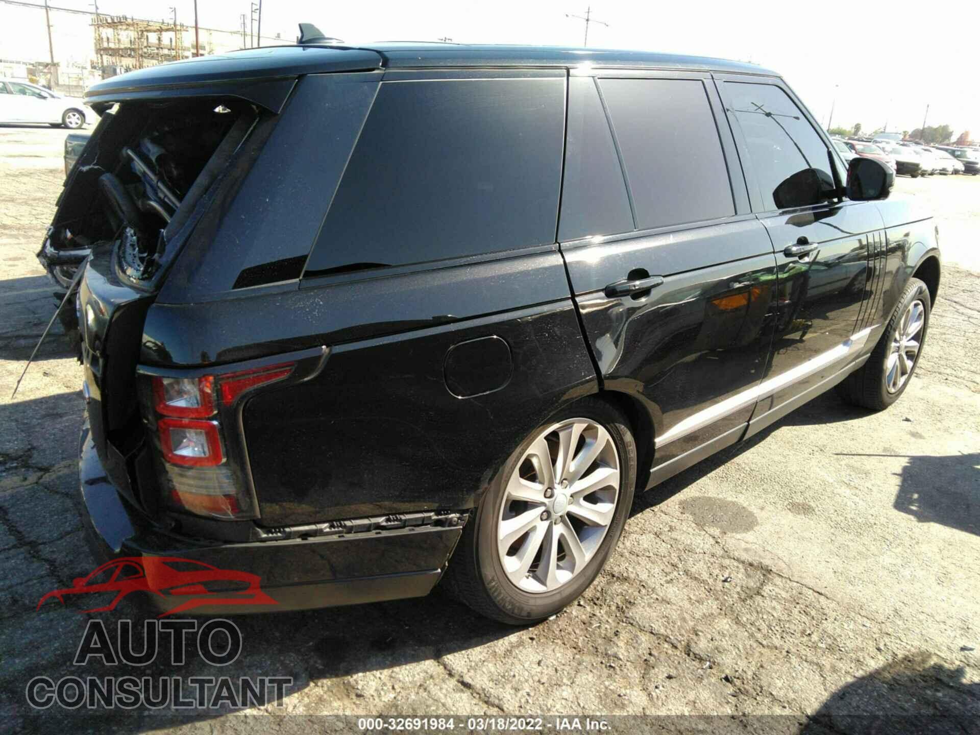 LAND ROVER RANGE ROVER 2016 - SALGS2KFXGA289357
