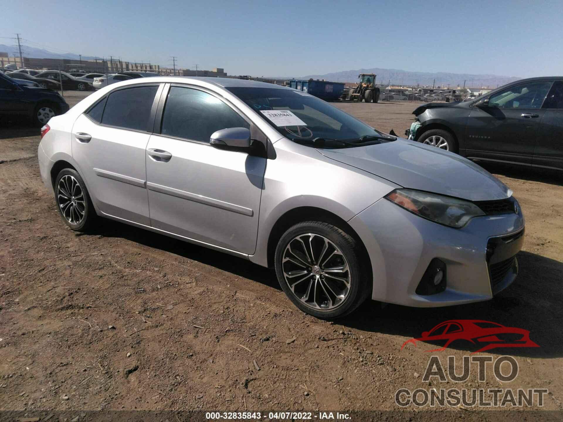TOYOTA COROLLA 2016 - 2T1BURHEXGC731505