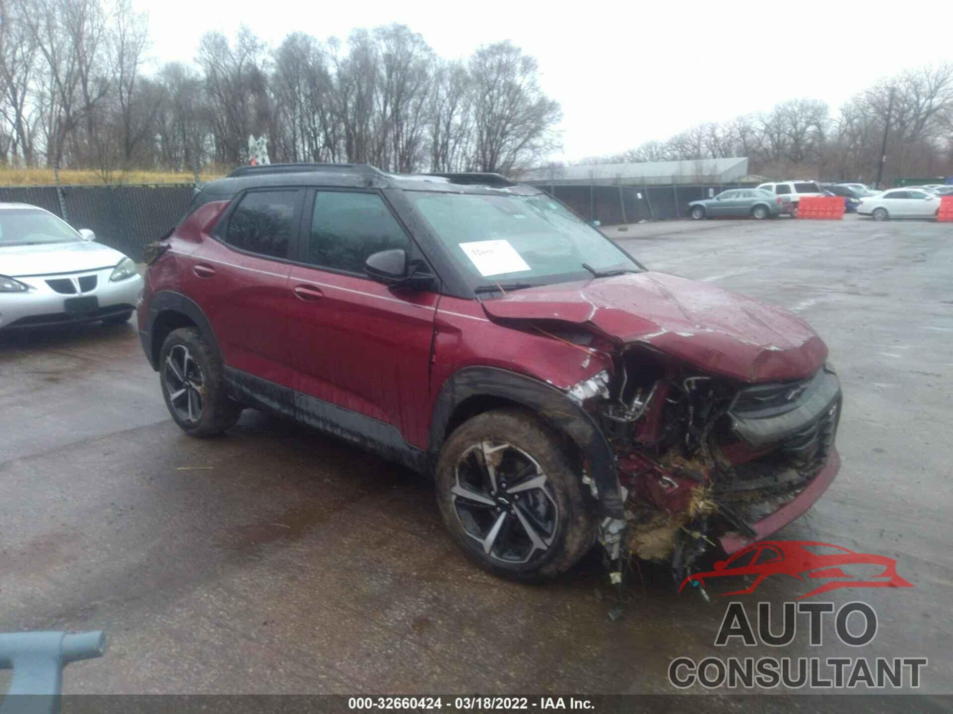 CHEVROLET TRAILBLAZER 2022 - KL79MTSL4NB046704