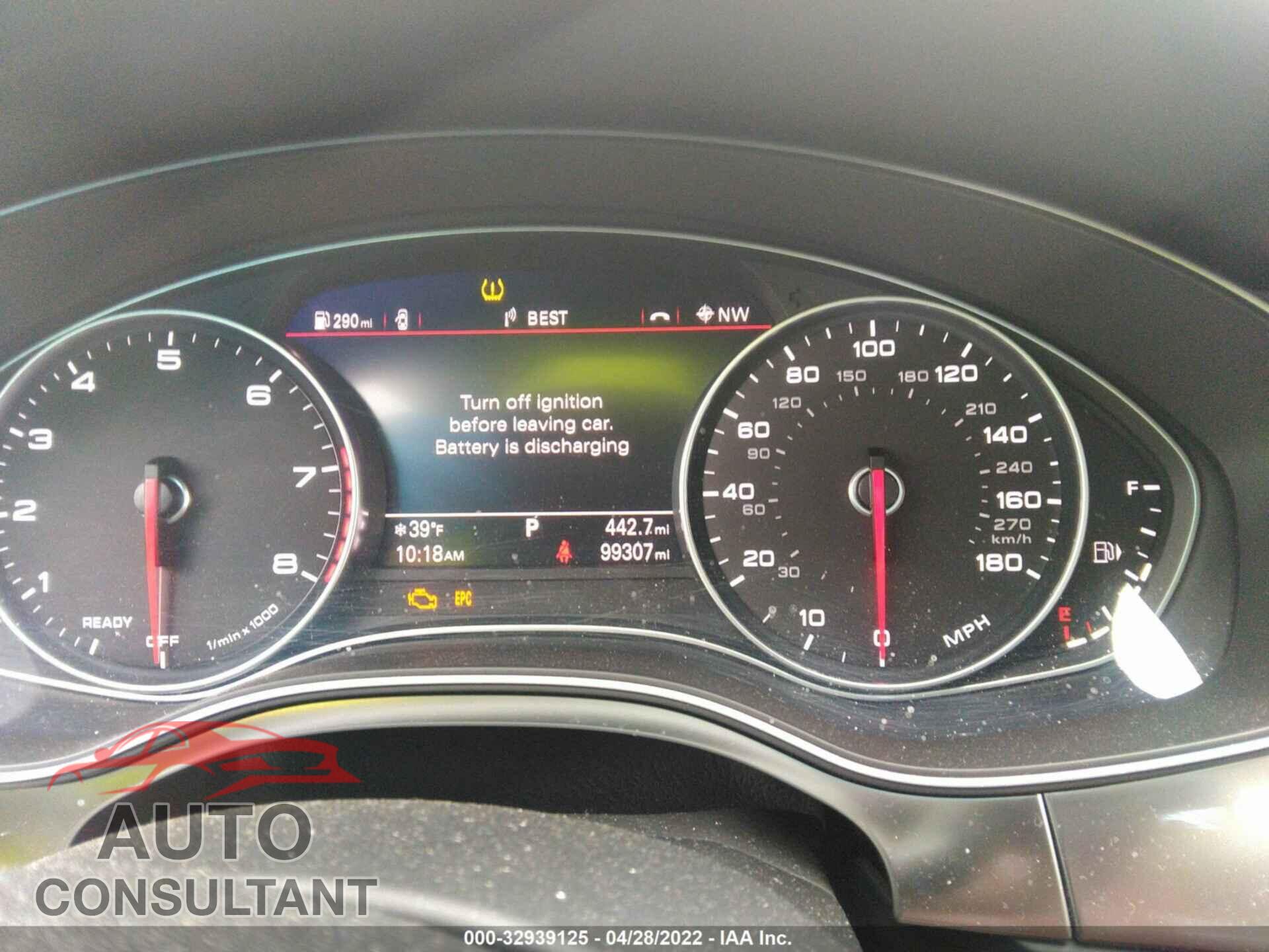 AUDI A6 2016 - WAUGFAFC4GN080434
