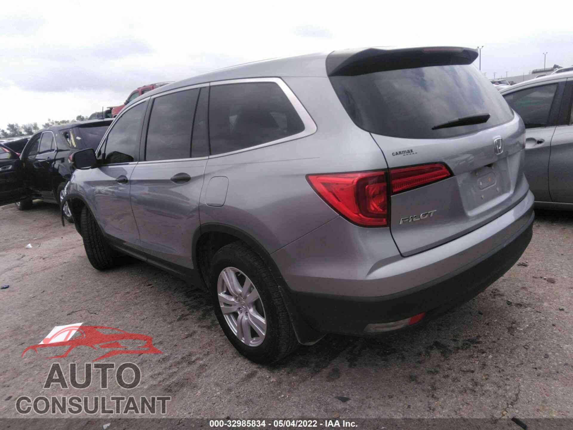 HONDA PILOT 2017 - 5FNYF5H13HB032093