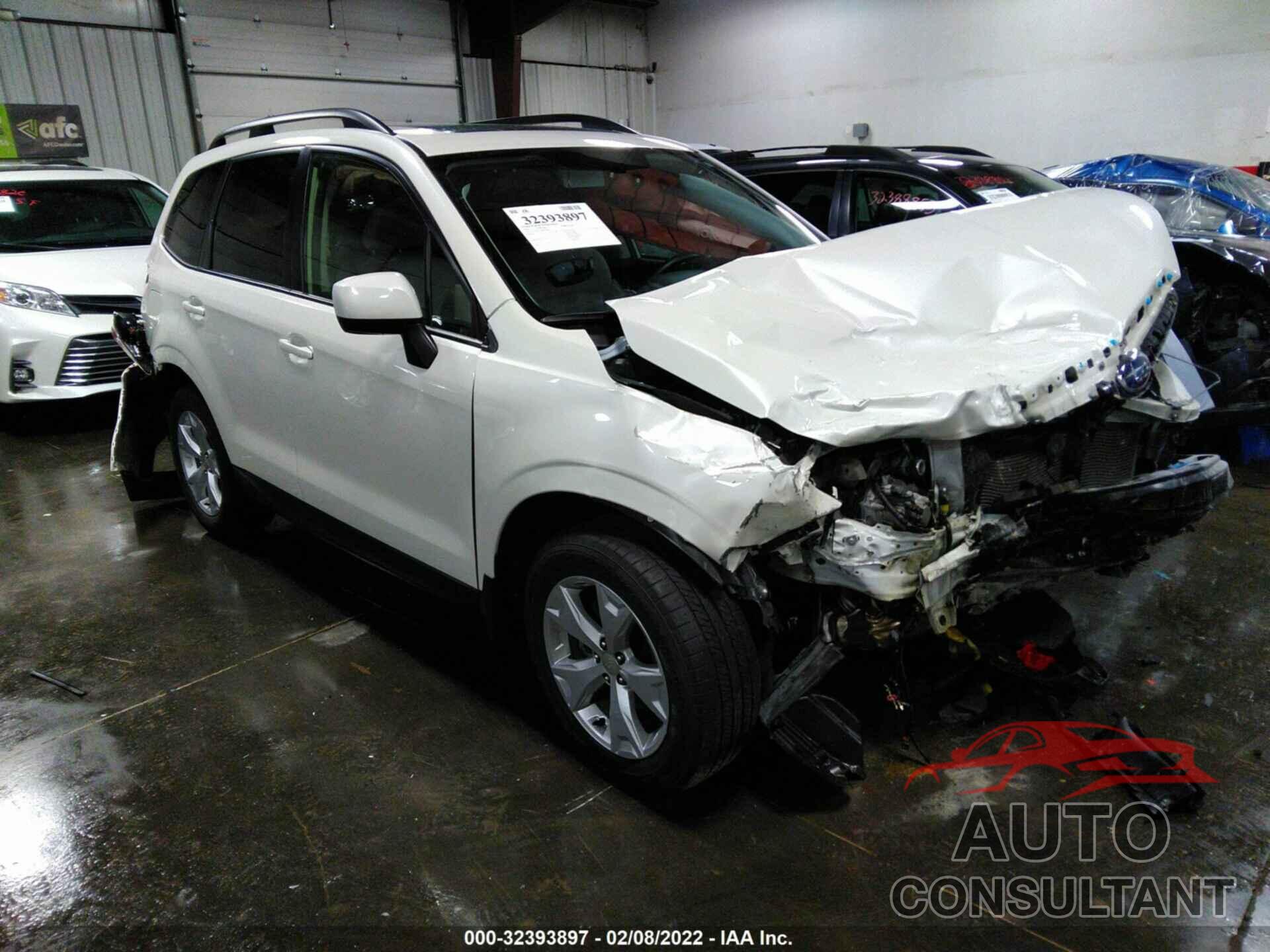 SUBARU FORESTER 2016 - JF2SJADC1GH405684