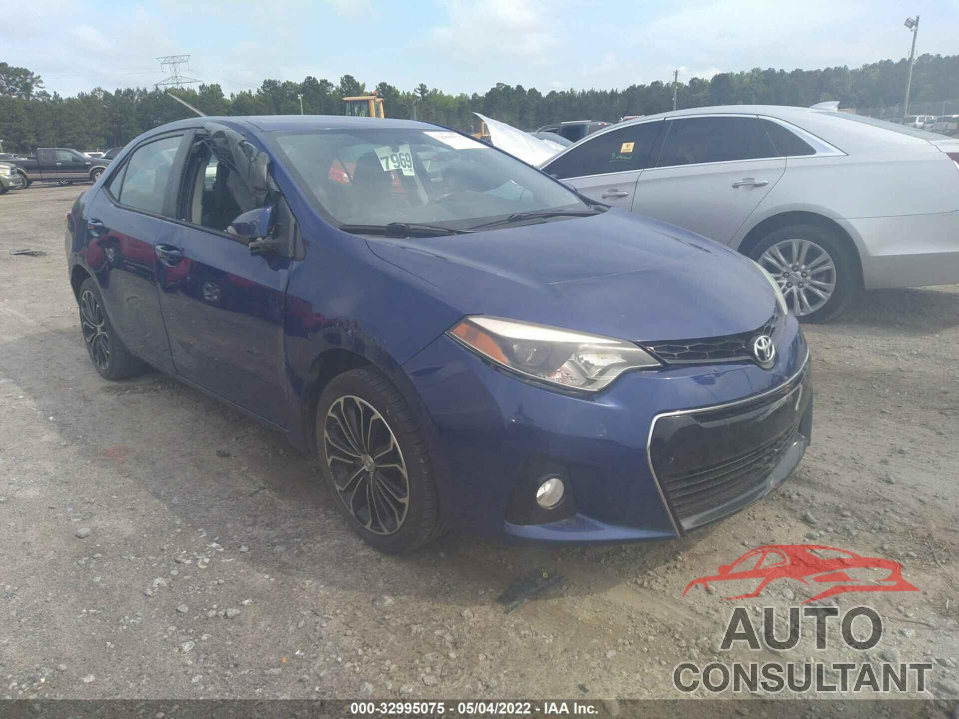 TOYOTA COROLLA 2016 - 5YFBURHE2GP498543