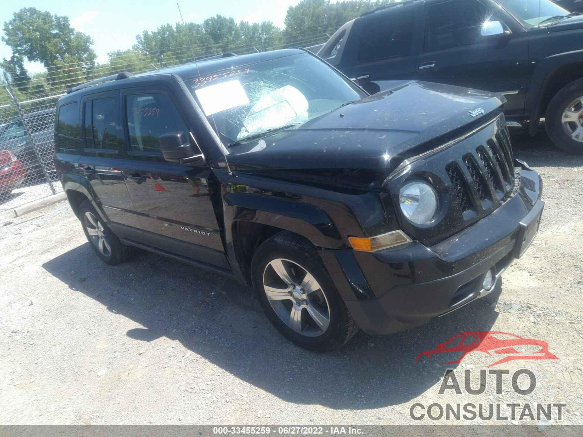 JEEP PATRIOT 2016 - 1C4NJRFB5GD807617