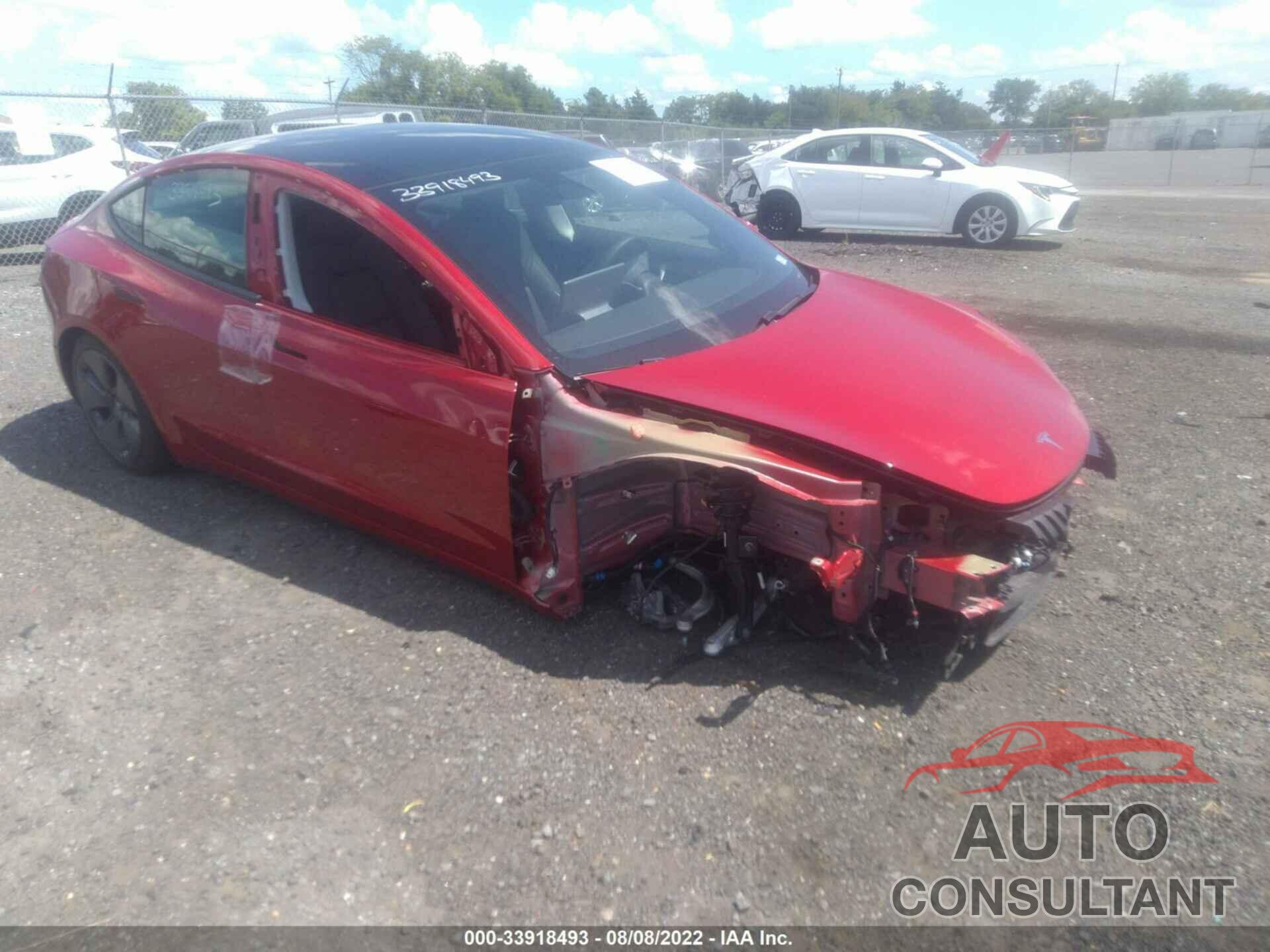 TESLA MODEL 3 2021 - 5YJ3E1EB0MF992260