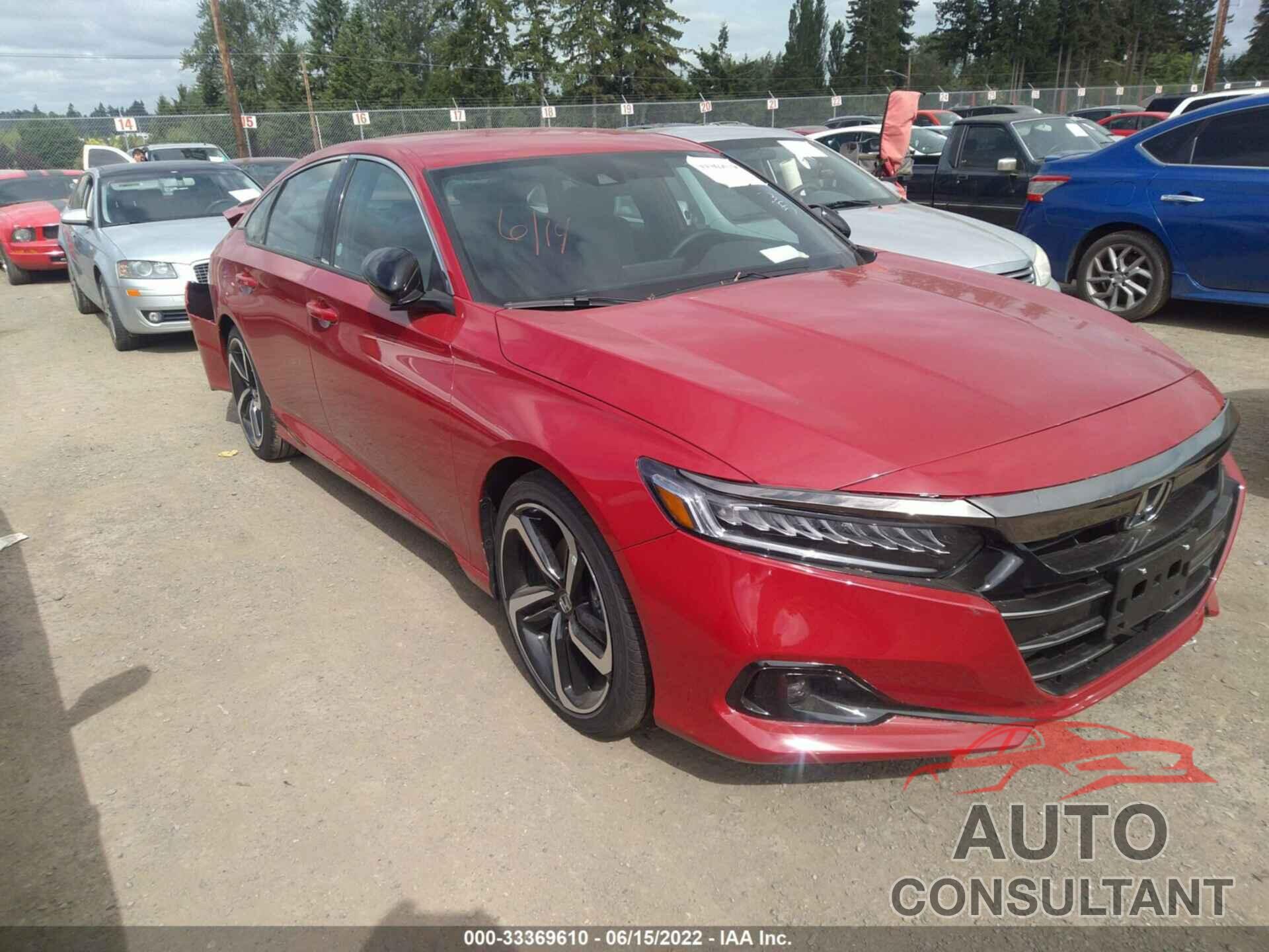 HONDA ACCORD SEDAN 2022 - 1HGCV1F30NA042919