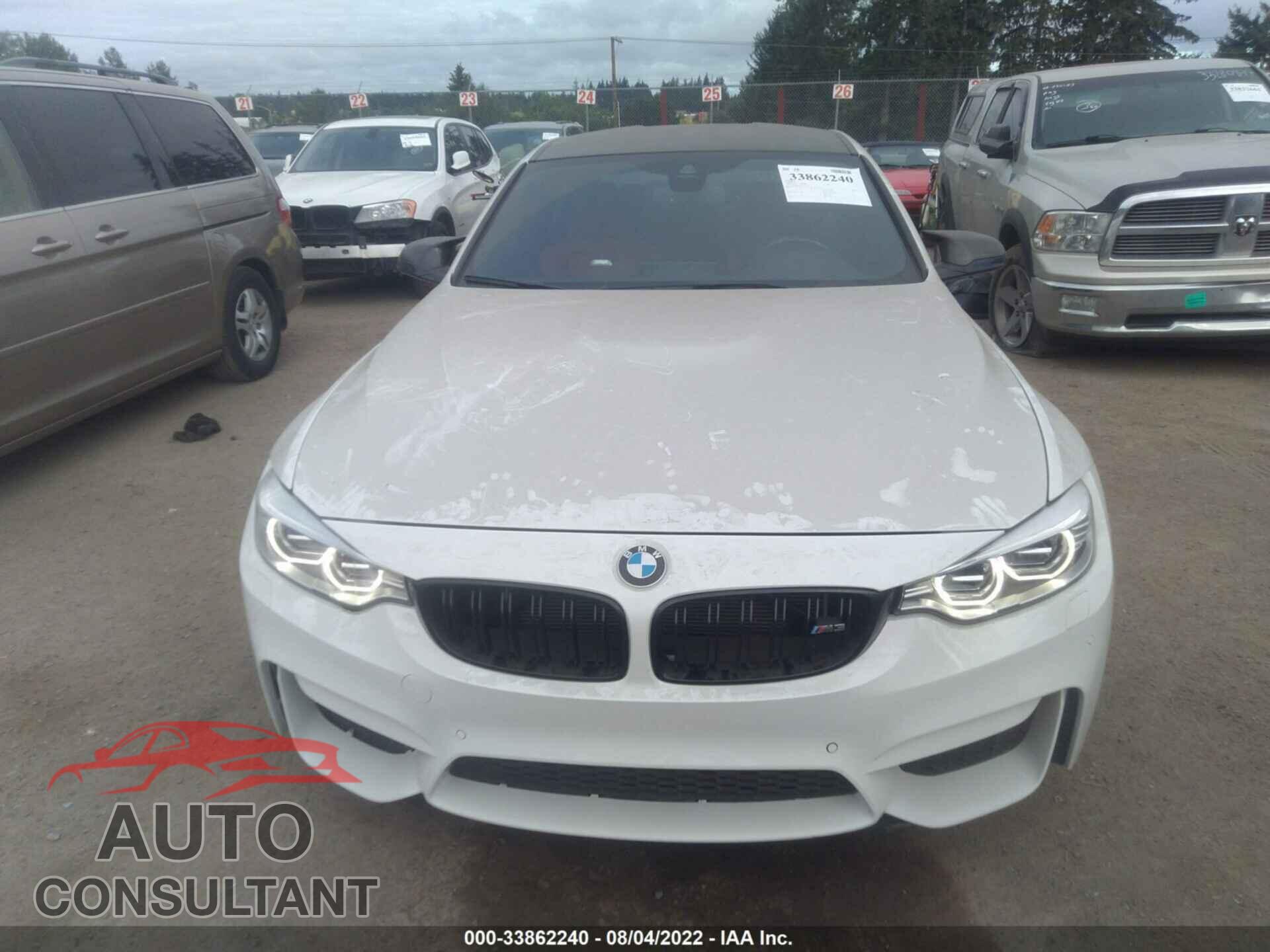 BMW M3 2016 - WBS8M9C59G5E68725