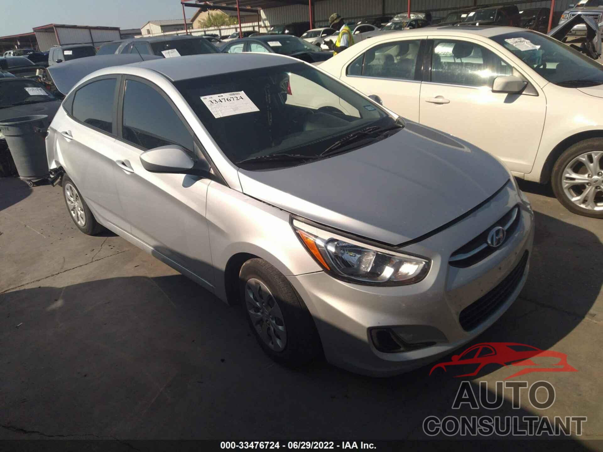 HYUNDAI ACCENT 2017 - KMHCT4AE8HU193116