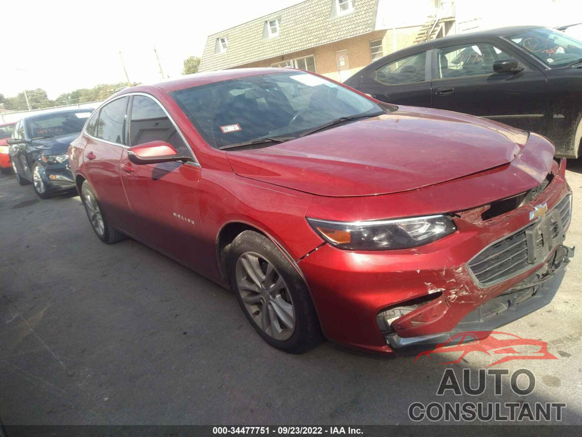 CHEVROLET MALIBU 2016 - 1G1ZE5ST7GF220720