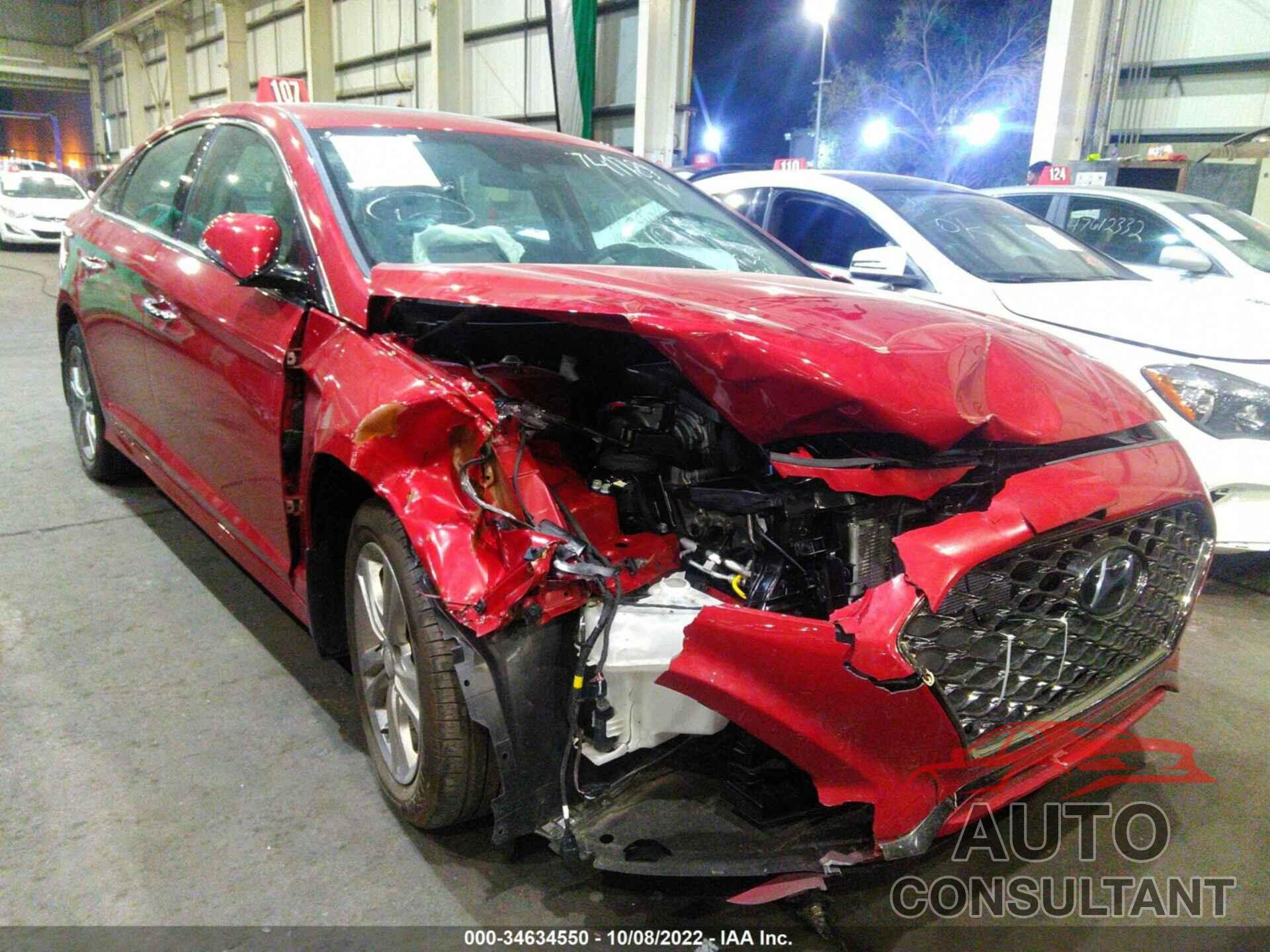 HYUNDAI SONATA 2019 - 00PE34AF7KH741789