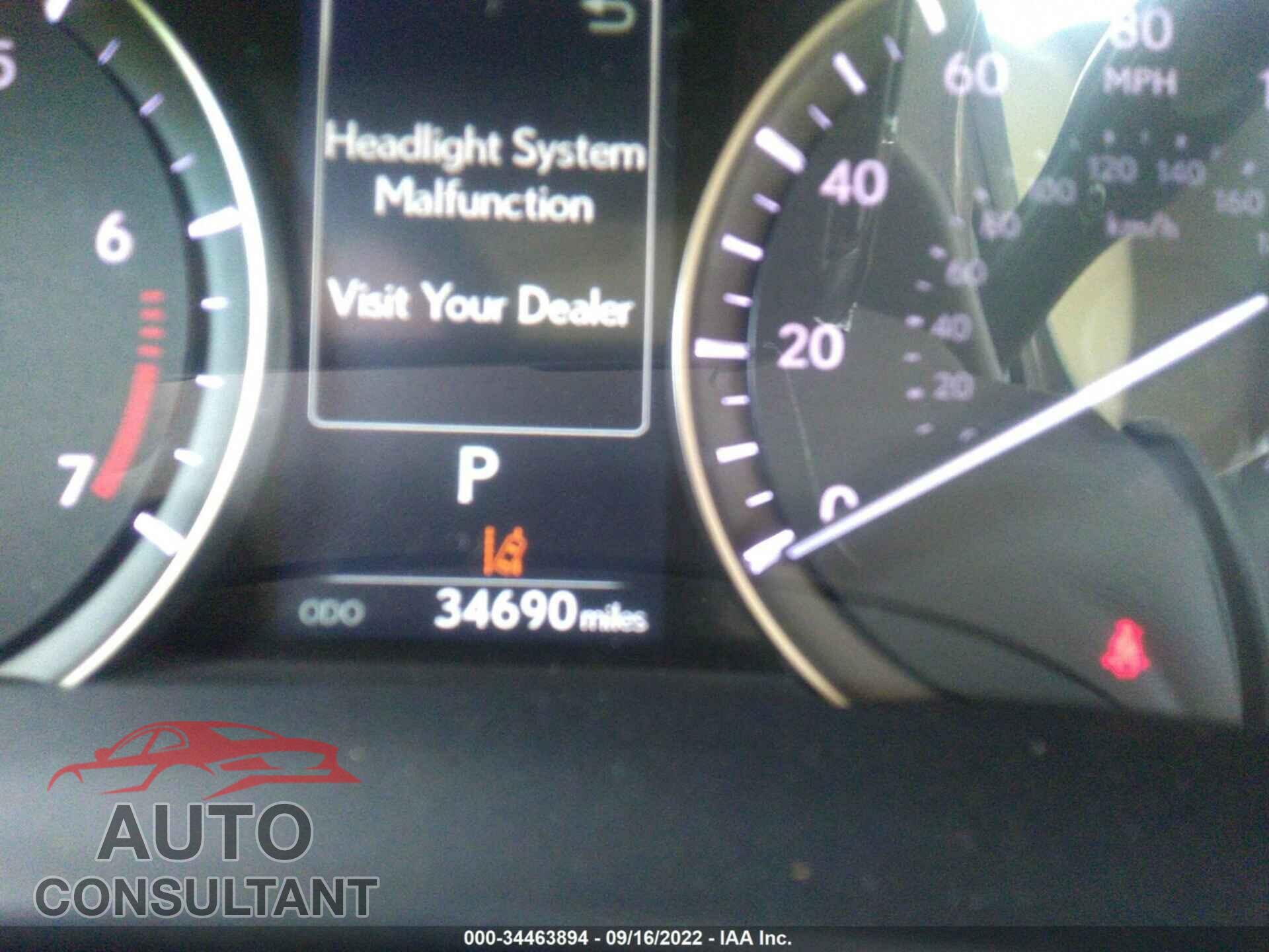 LEXUS RX 2019 - 2T2BZMCA4KC193865
