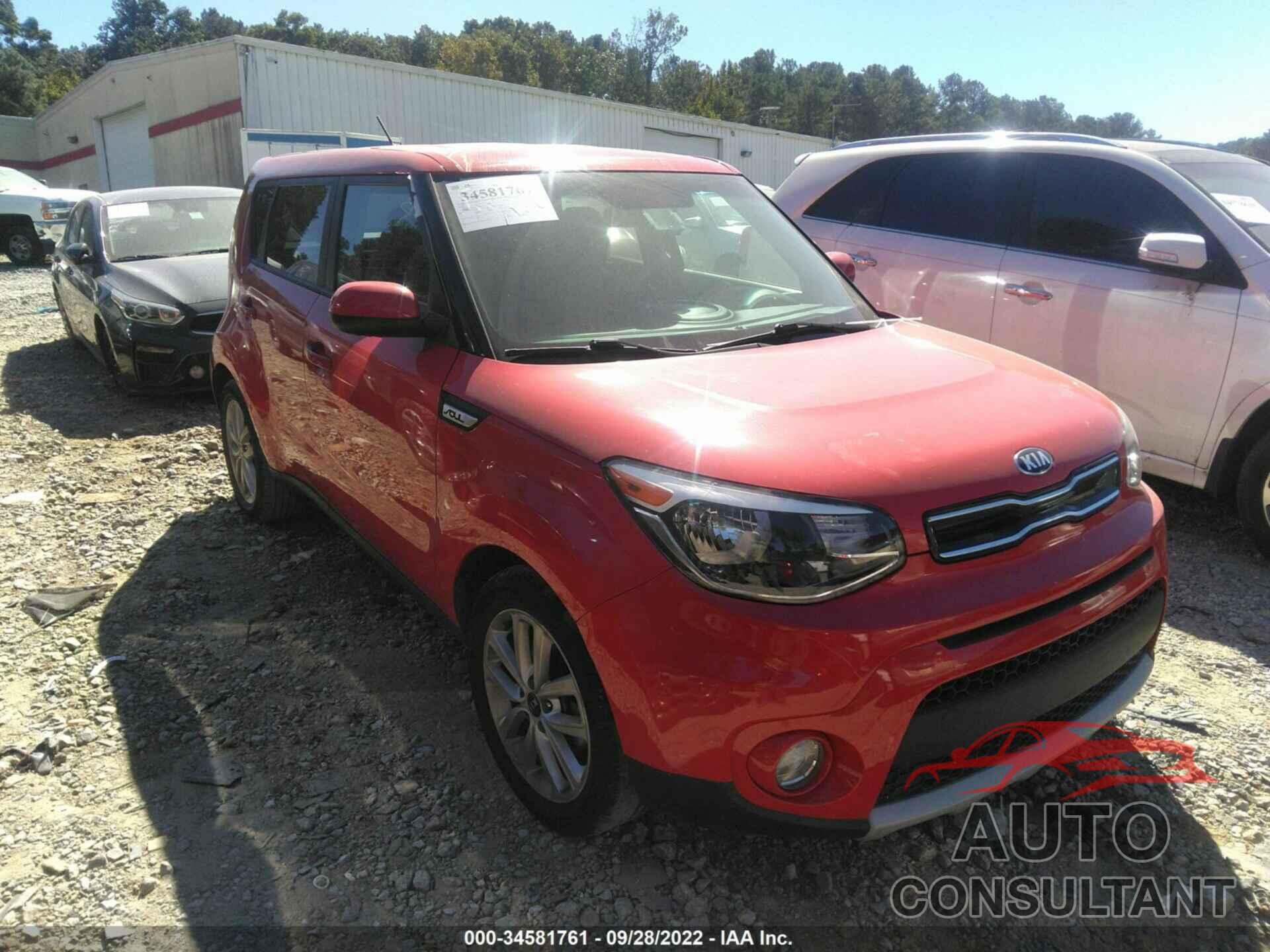KIA SOUL 2019 - KNDJP3A50K7676552