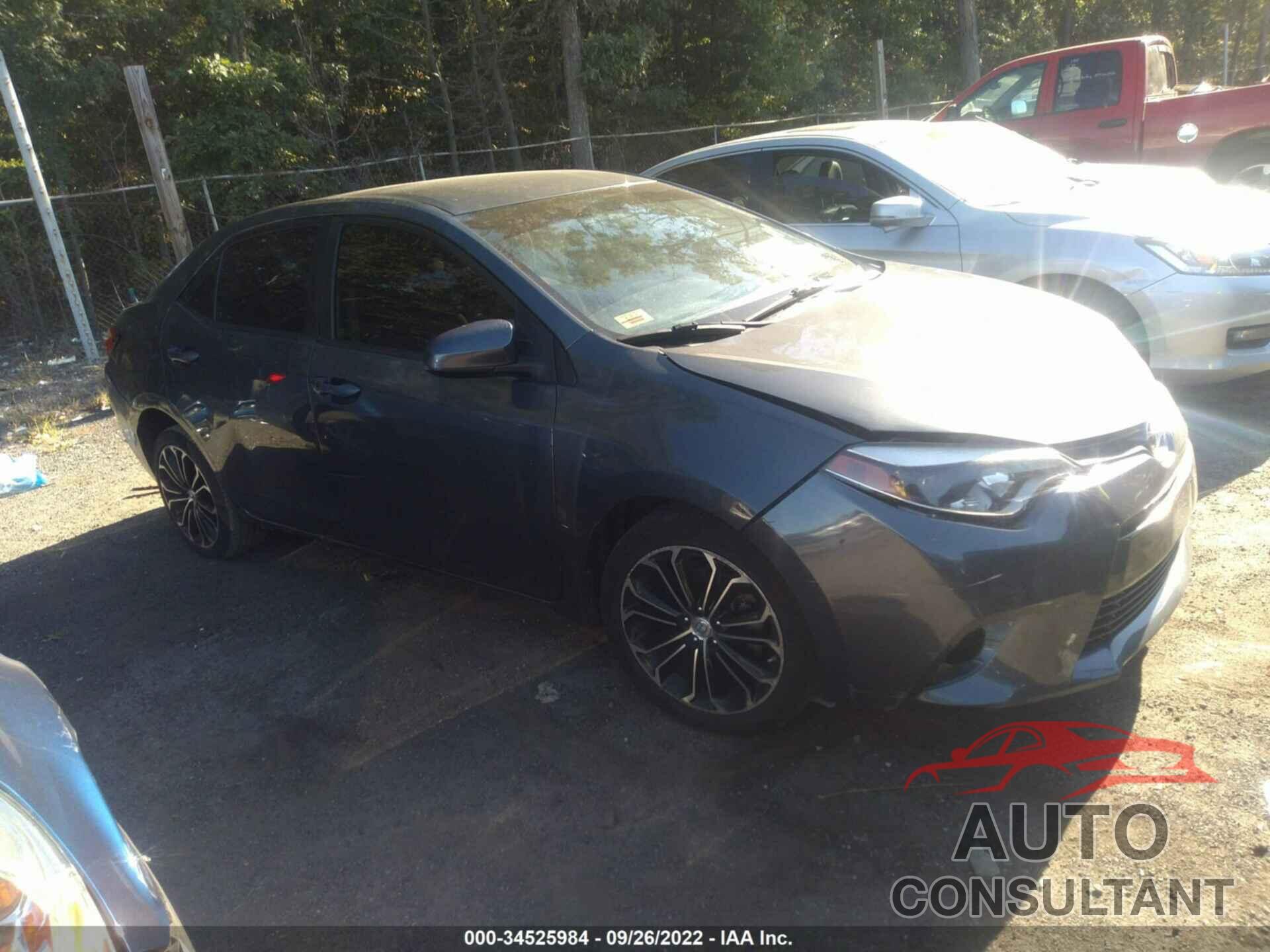 TOYOTA COROLLA 2016 - 2T1BURHEXGC625104
