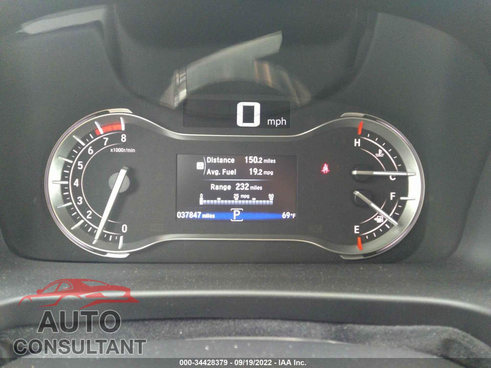 HONDA RIDGELINE 2019 - 5FPYK3F65KB022520