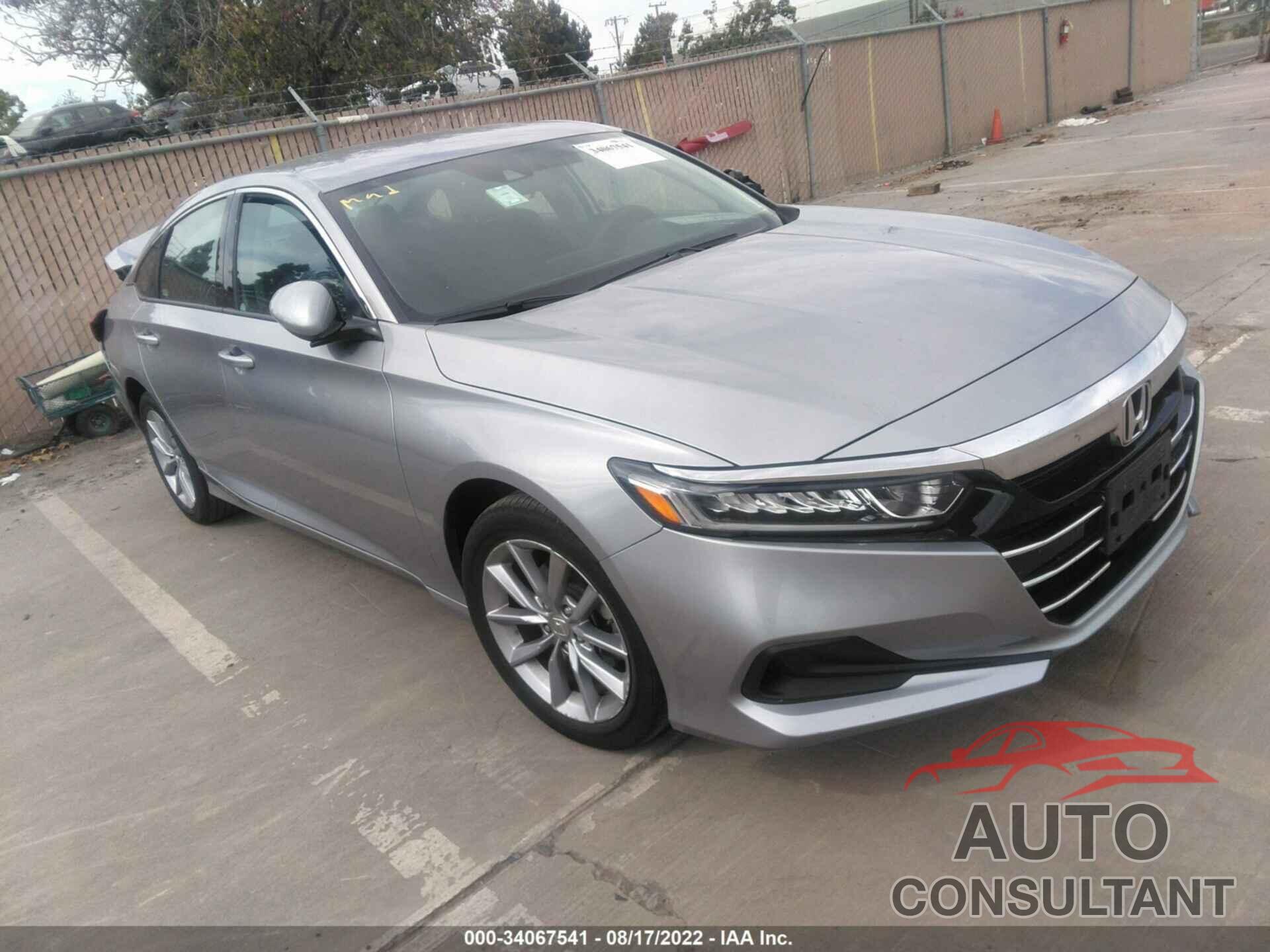 HONDA ACCORD SEDAN 2021 - 1HGCV1F18MA072893