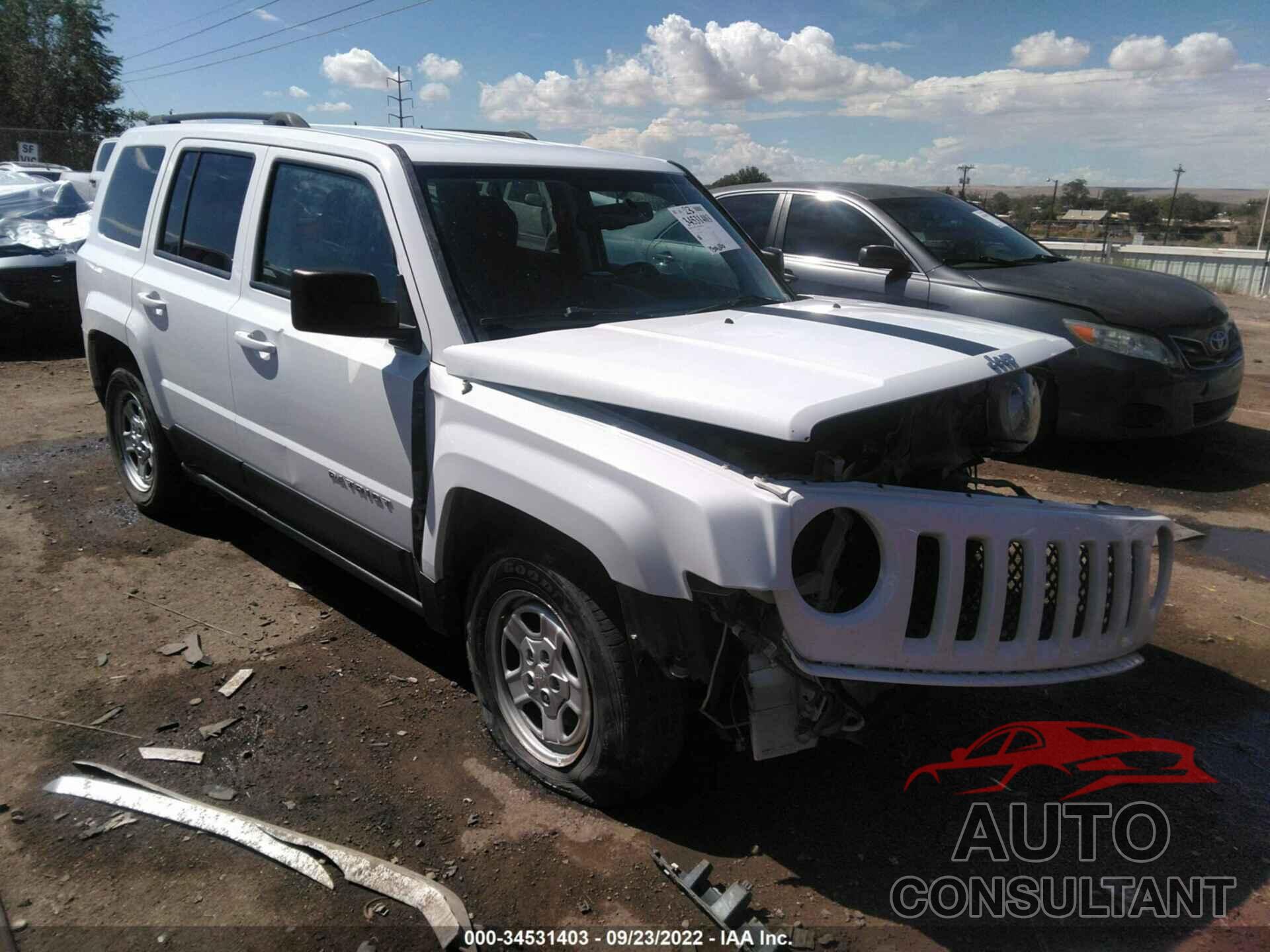 JEEP PATRIOT 2017 - 1C4NJPBA1HD140788