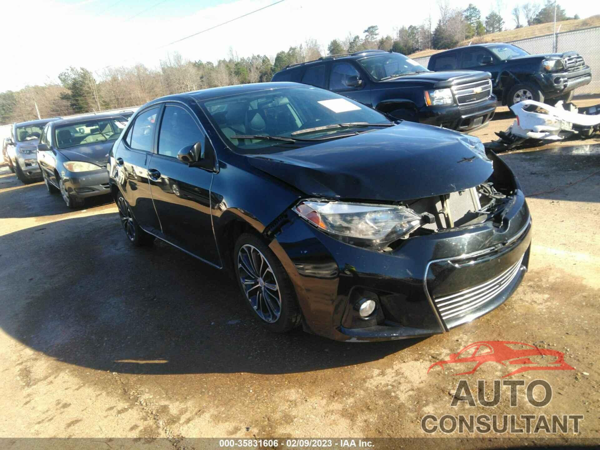 TOYOTA COROLLA 2016 - 5YFBURHE0GP376683