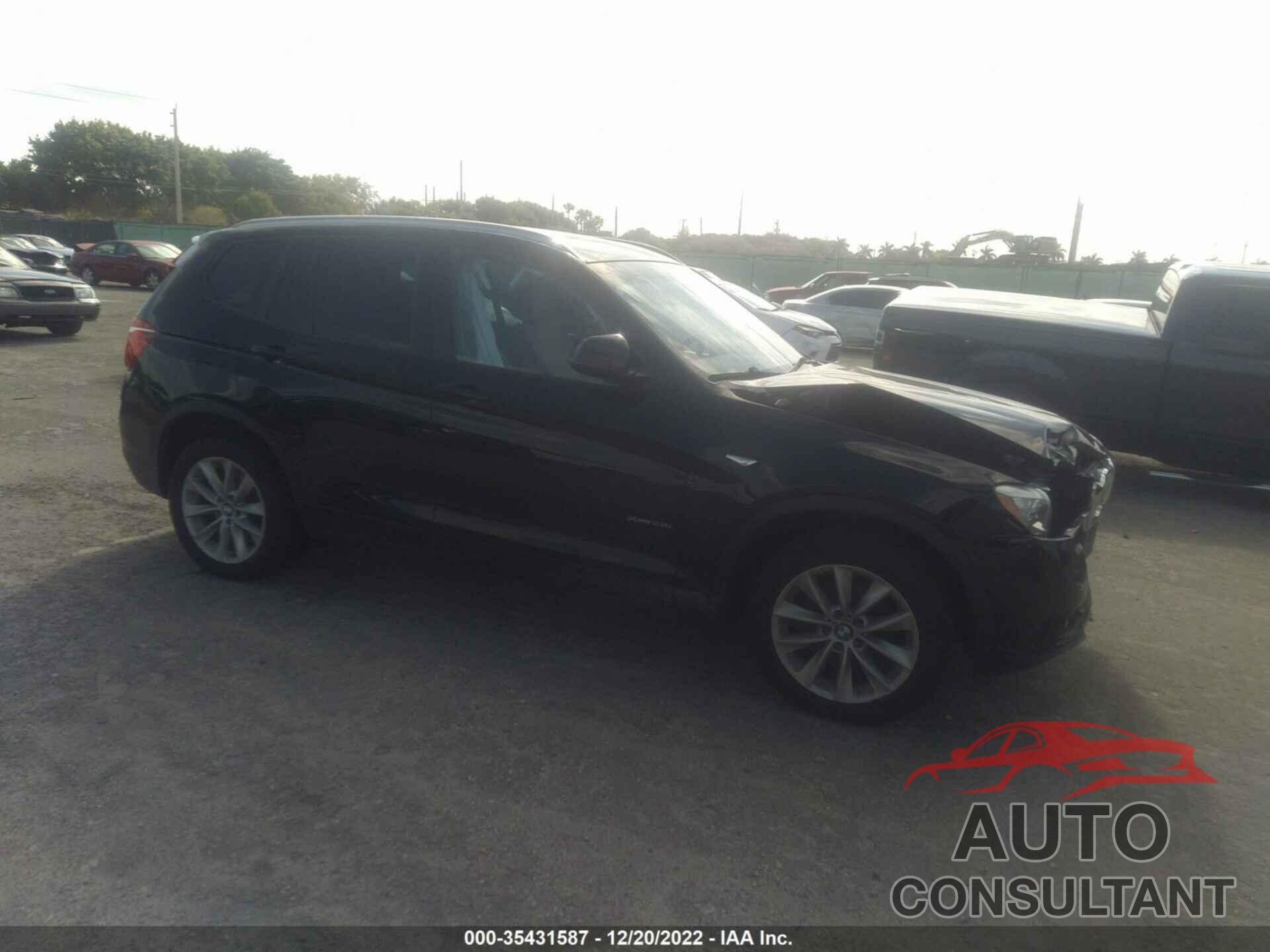 BMW X3 2016 - 5UXWX9C51G0D94802