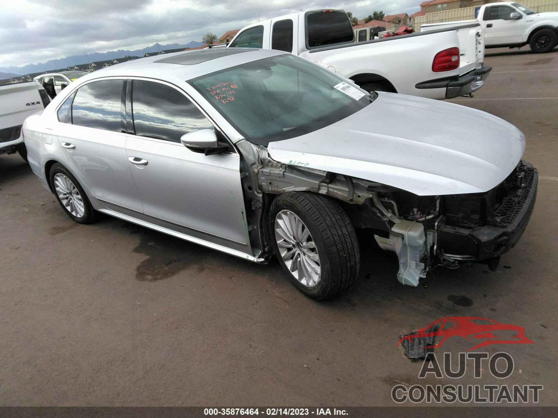 VOLKSWAGEN PASSAT 2016 - 1VWBT7A35GC068298