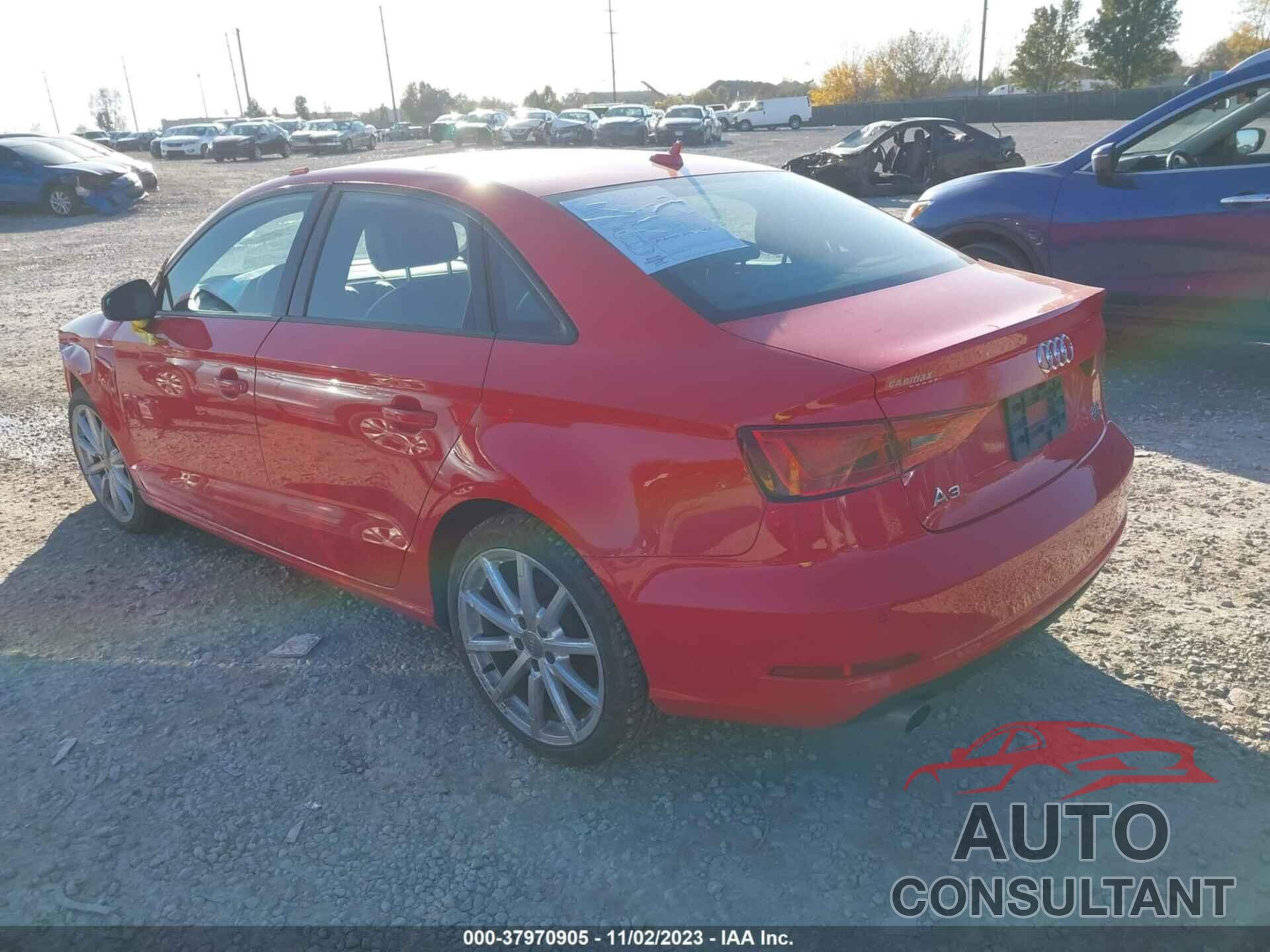 AUDI A3 2016 - WAUB8GFF4G1072617