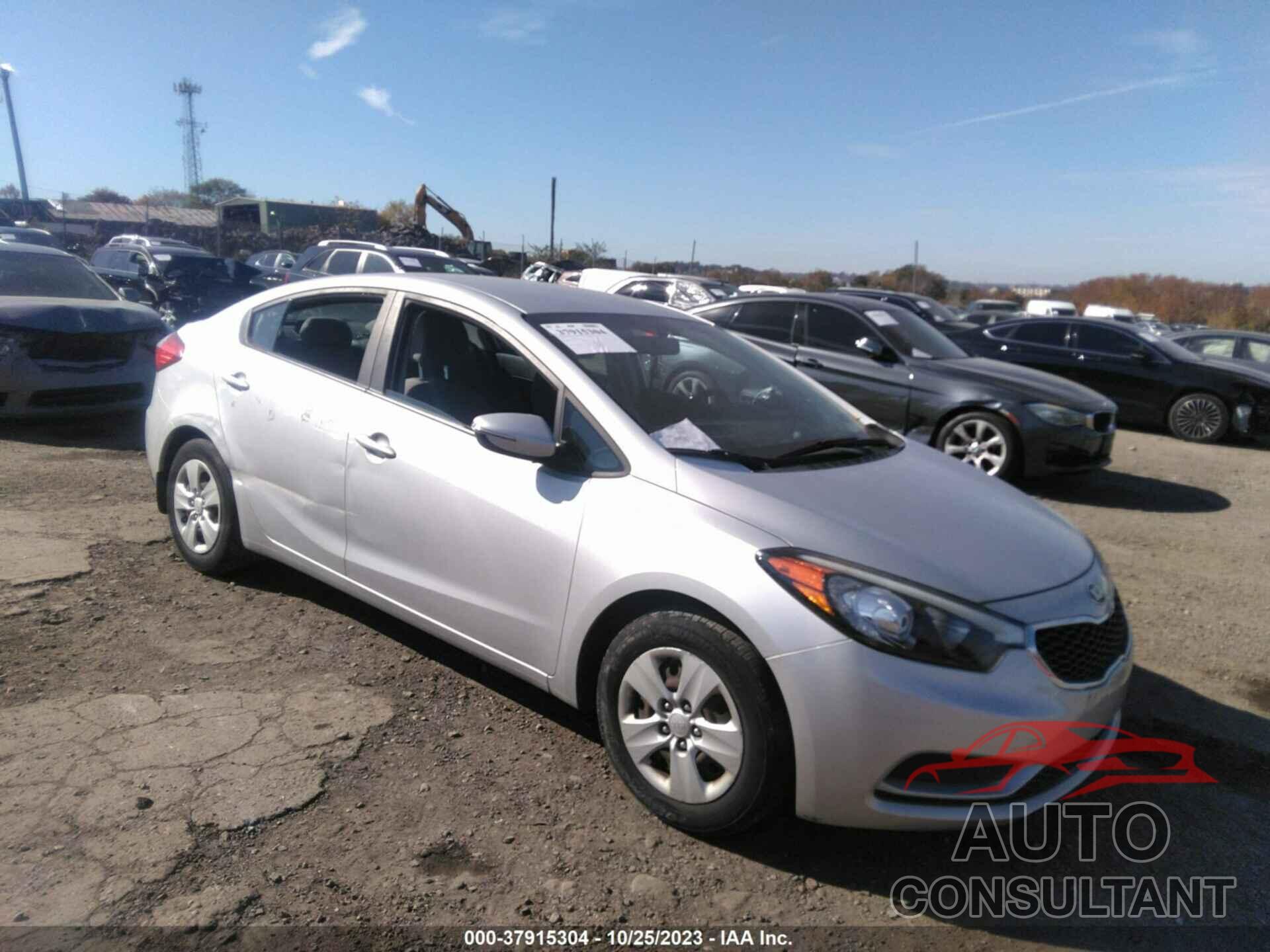 KIA FORTE 2016 - KNAFX4A61G5534330