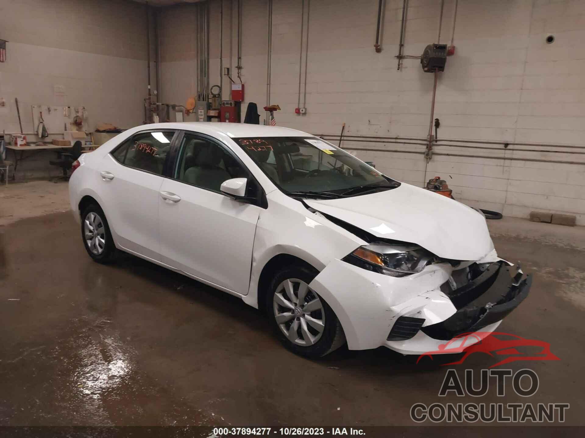 TOYOTA COROLLA 2016 - 2T1BURHE3GC549032